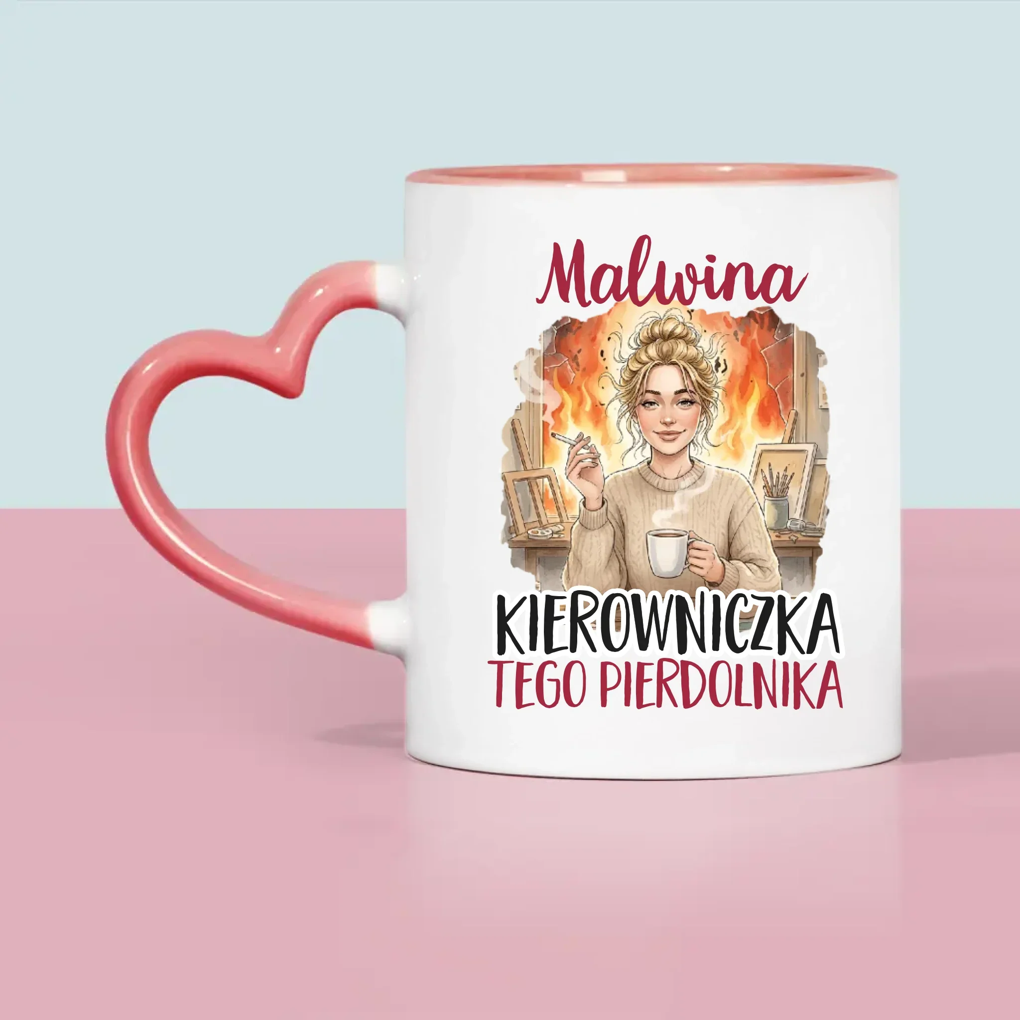 Bez Cenzury: Kierowniczka - Kubek z Nadrukiem - Image 4