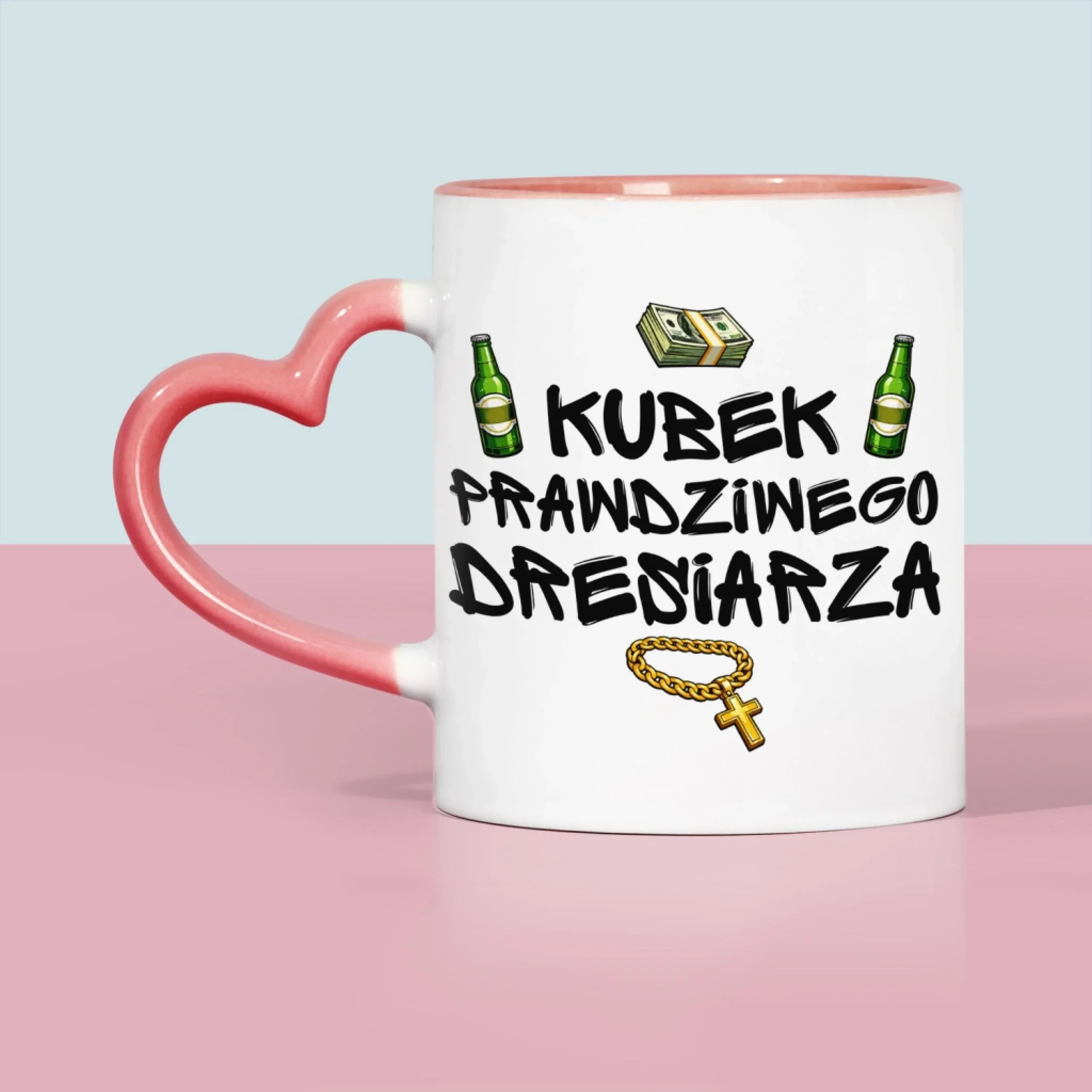 Bez Cenzury: Kubek Prawdziwego Dresiarza - Kubek z Nadrukiem - Image 5