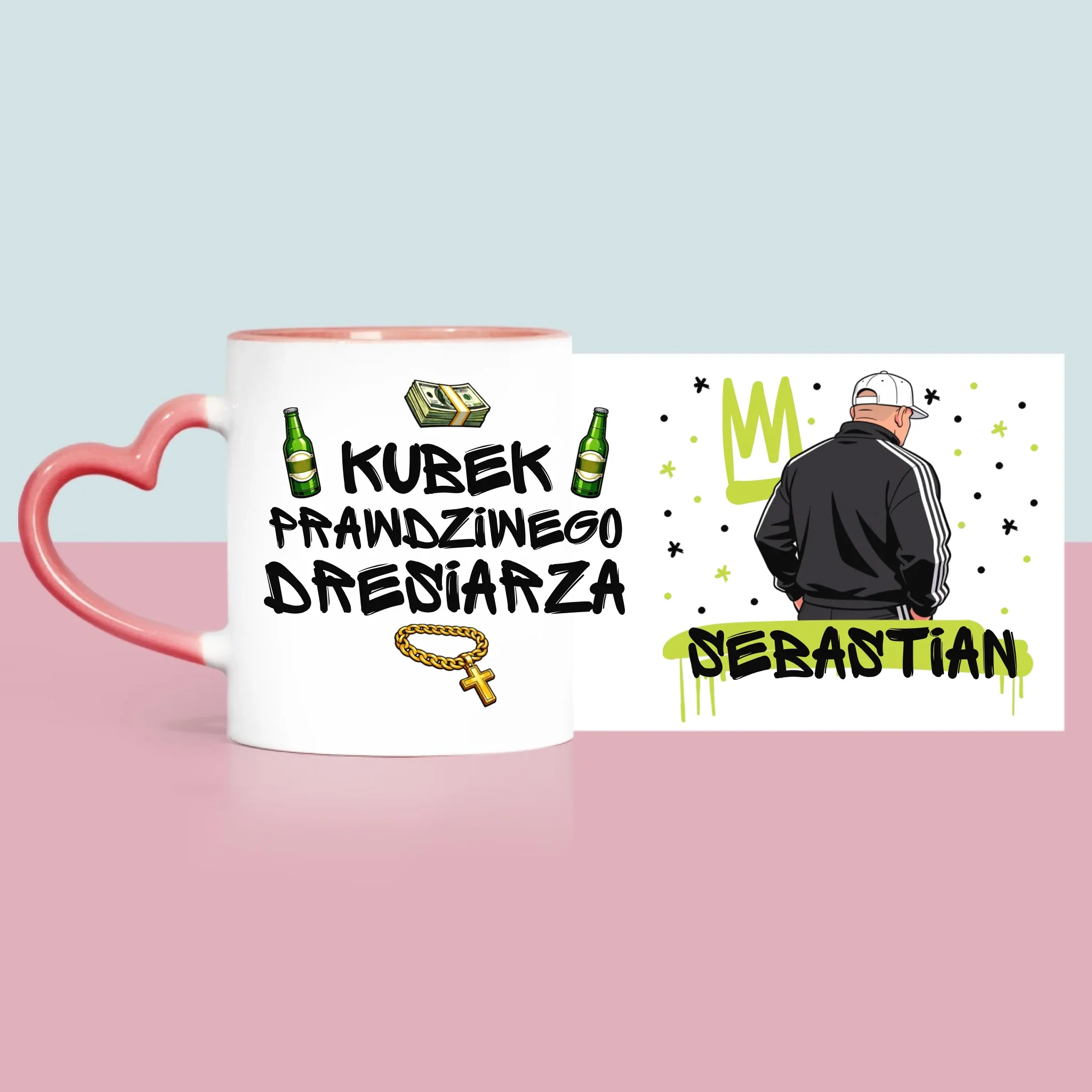 Bez Cenzury: Kubek Prawdziwego Dresiarza - Kubek z Nadrukiem - Image 6
