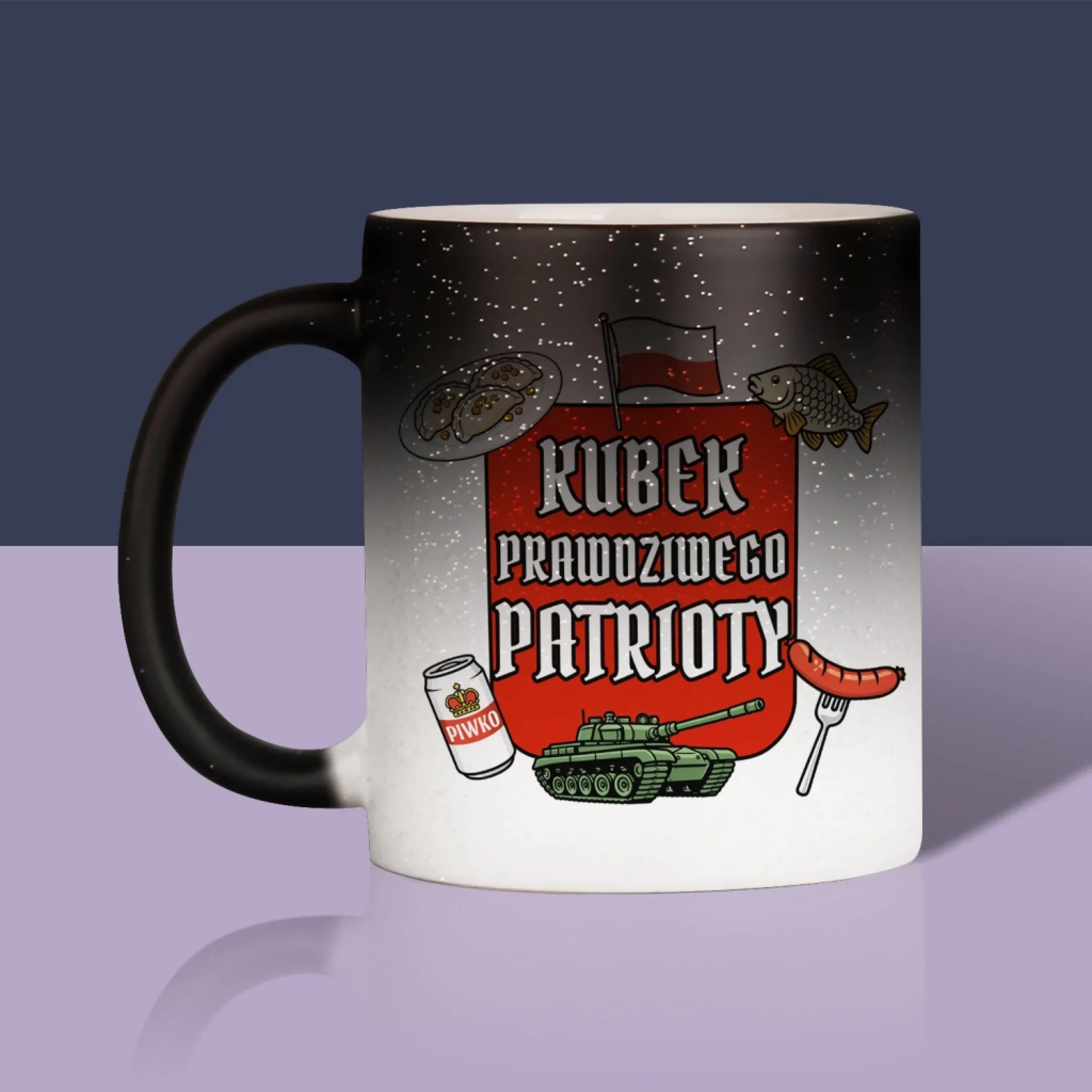 Bez Cenzury: Kubek Prawdziwego Patrioty - Kubek z Nadrukiem - Image 11