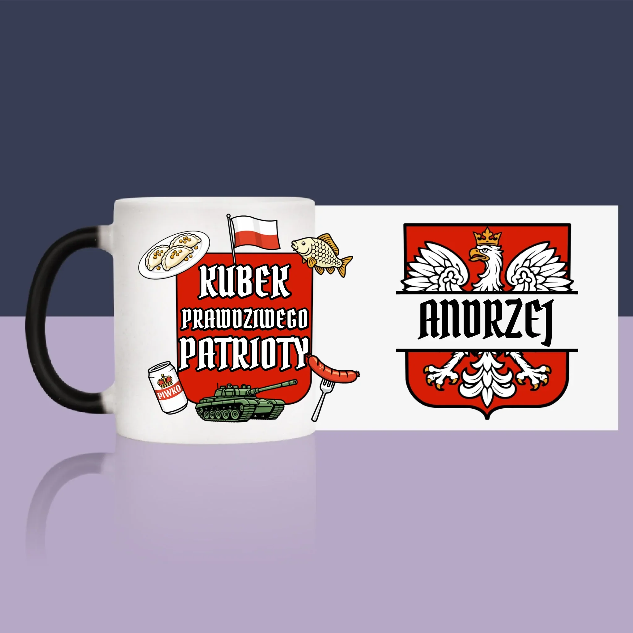 Bez Cenzury: Kubek Prawdziwego Patrioty - Kubek z Nadrukiem - Image 13