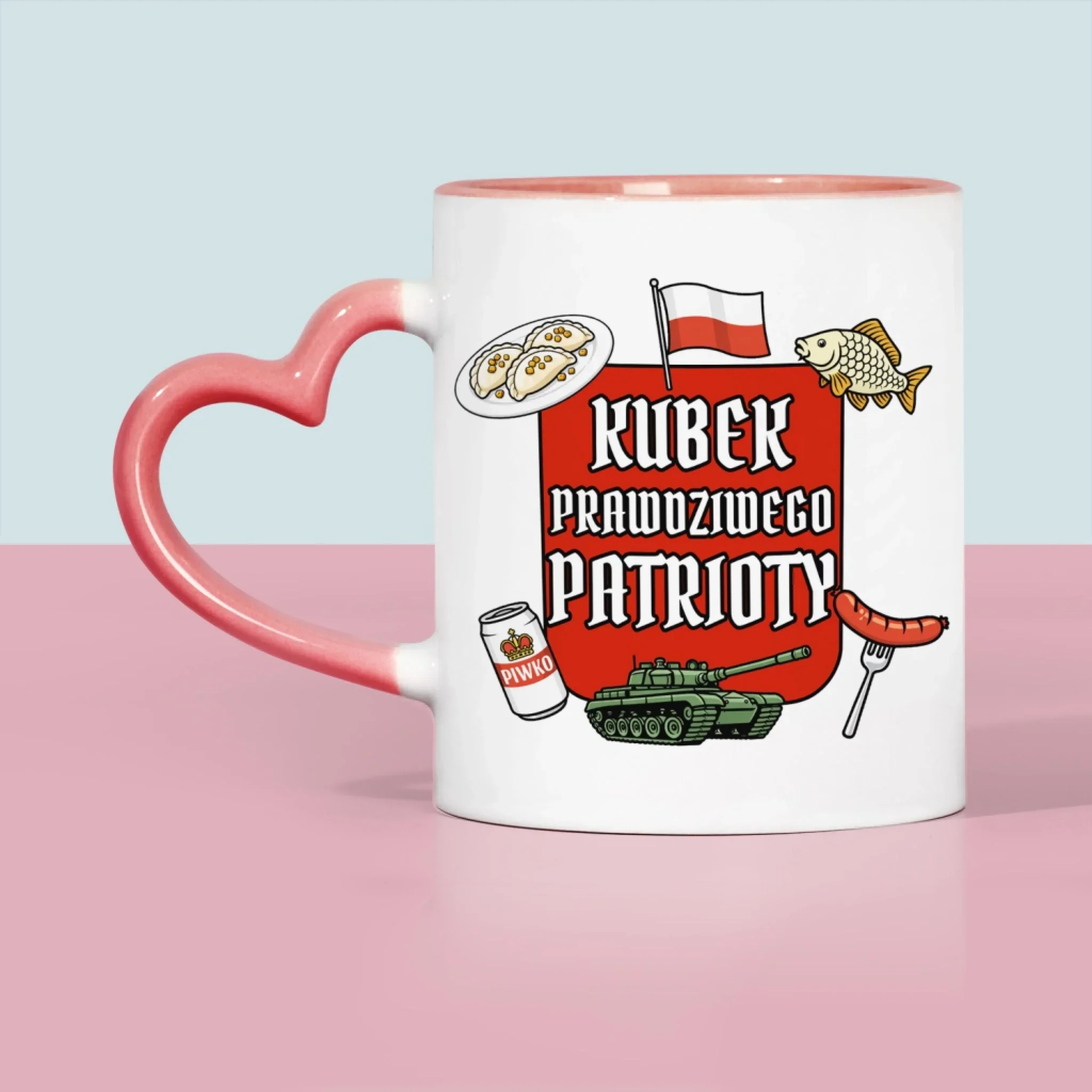 Bez Cenzury: Kubek Prawdziwego Patrioty - Kubek z Nadrukiem - Image 5