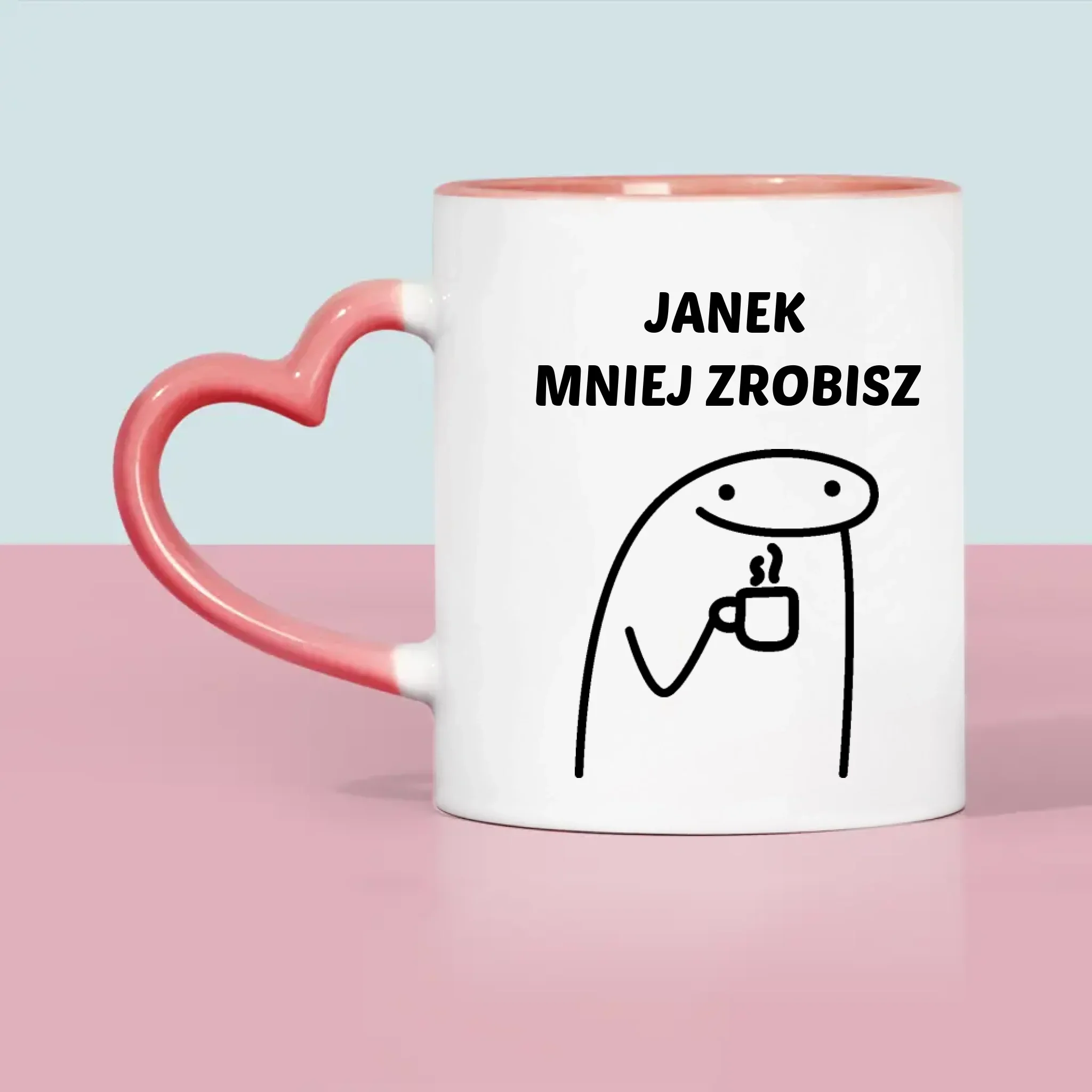 Bez Cenzury: Mniej Zrobisz - Kubek z Nadrukiem - Image 6