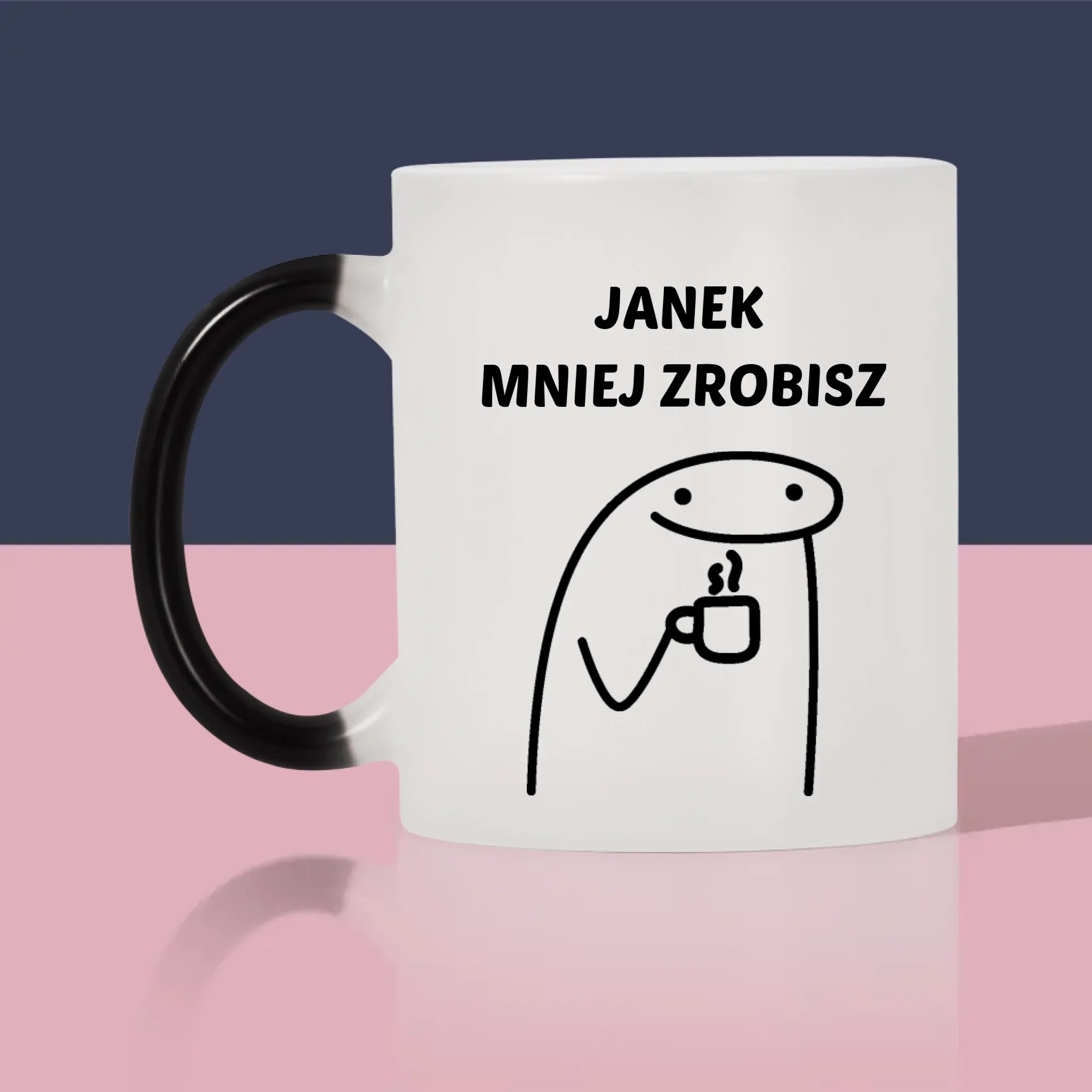 Bez Cenzury: Mniej Zrobisz - Kubek z Nadrukiem - Image 9