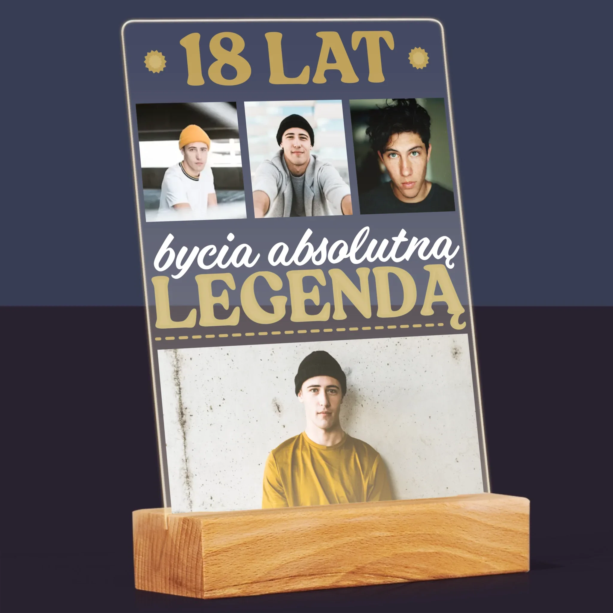 Fotokolaż: 18 Lat Bycia Legendą - Wydruk Na Szkle Akrylowym - Image 8