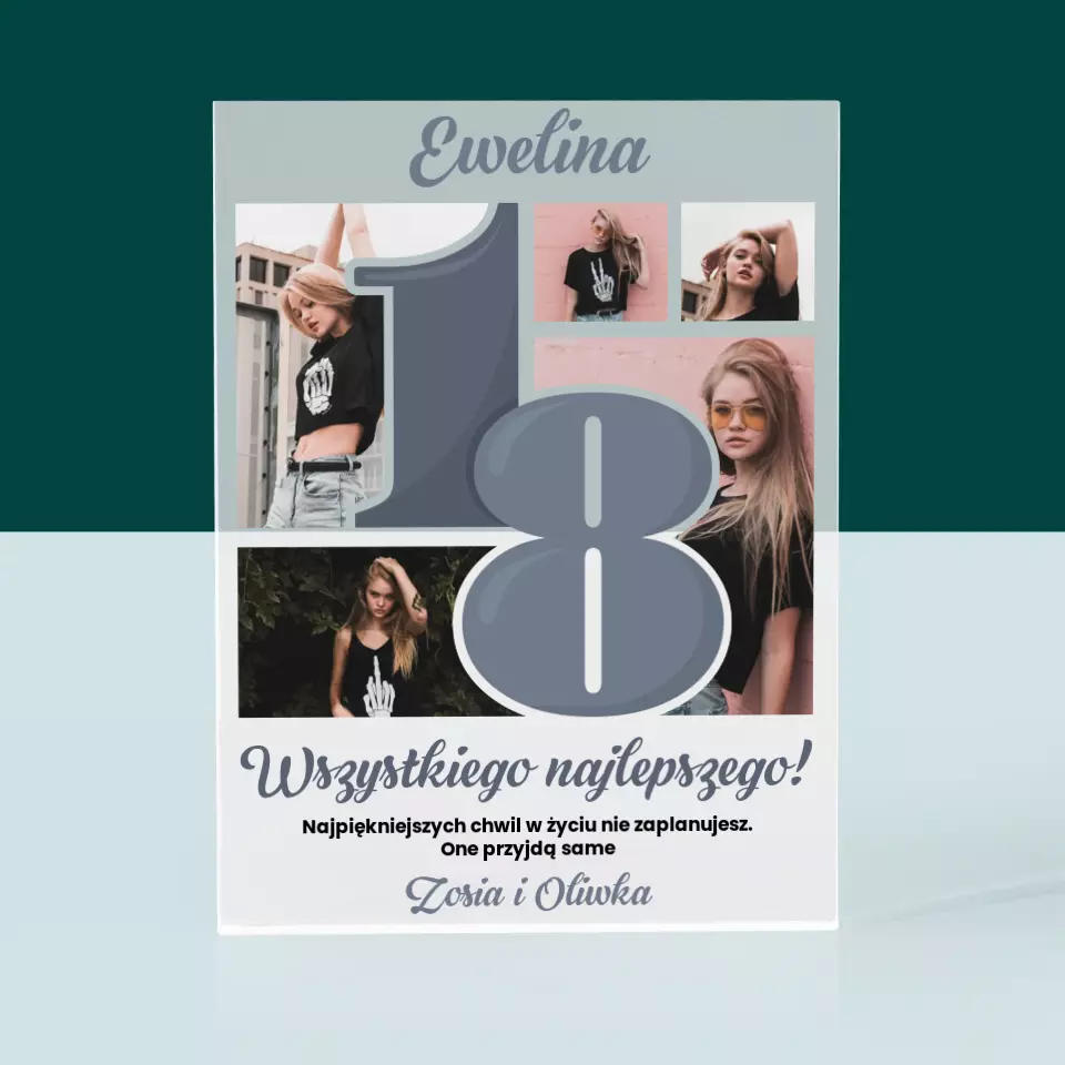Fotokolaż: 18 Najpiękniejsze Chwile - Blok Akrylowy - Image 3