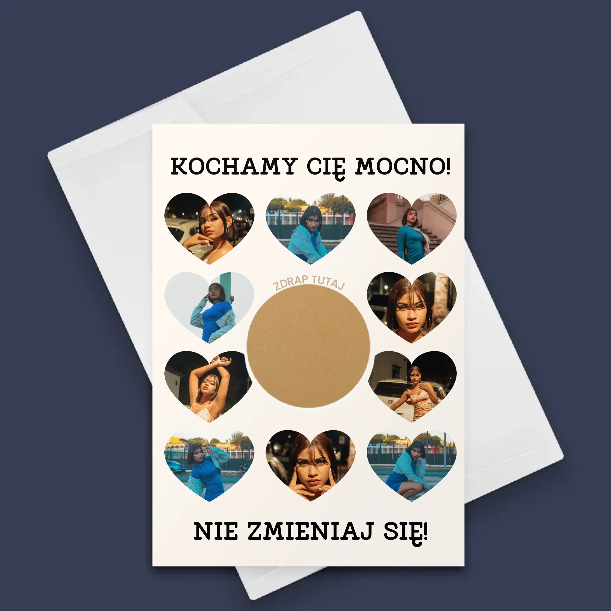 Fotokolaż: 18 Serca - Kartka z Życzeniami - Image 7