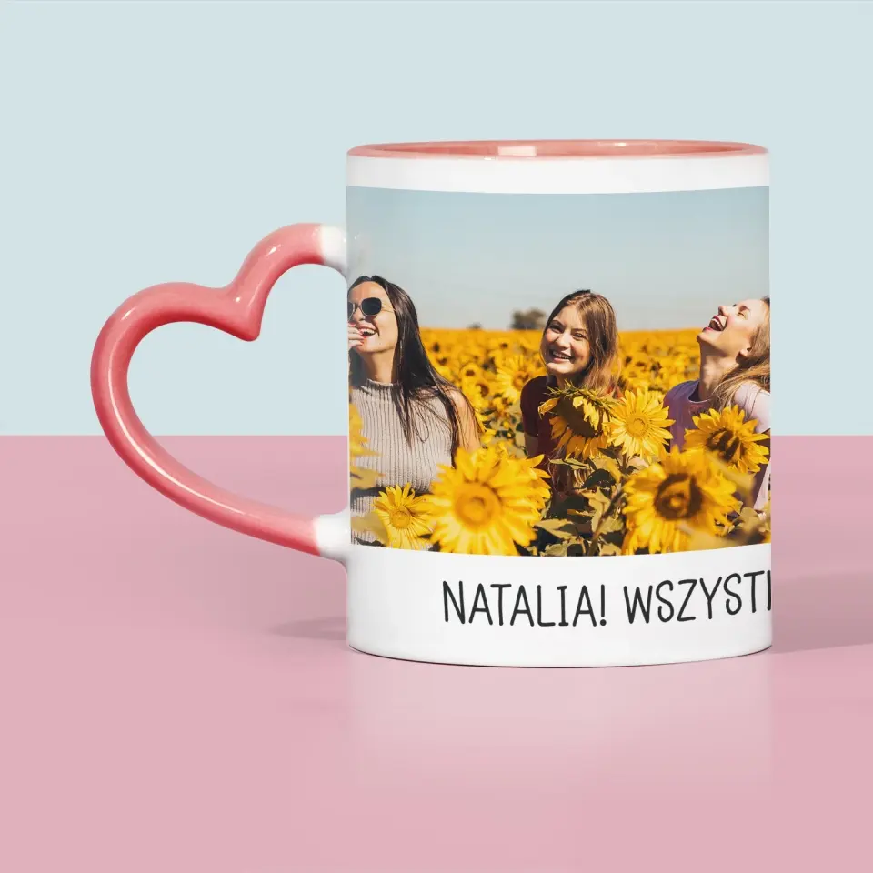Fotokolaż: 2 Zdjęcia i Podpis - Kubek z Nadrukiem - Image 5