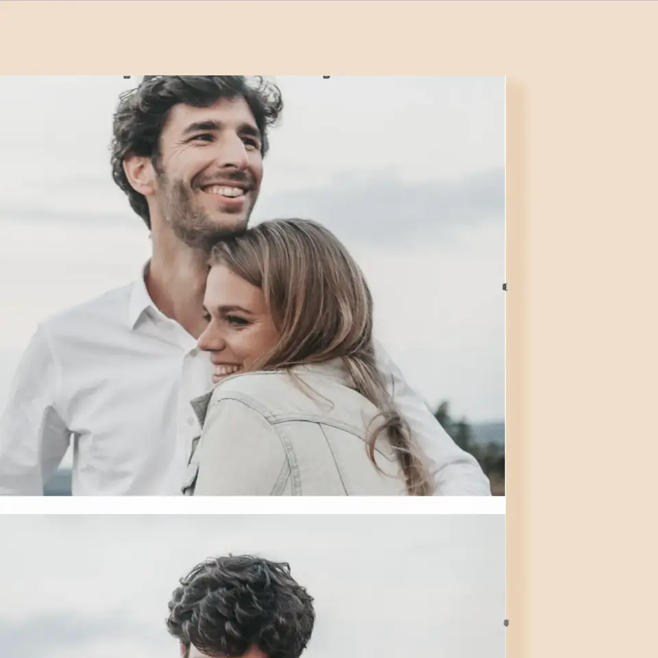 Fotokolaż: 2 Zdjęcia - Personalizowany Plakat - Image 3