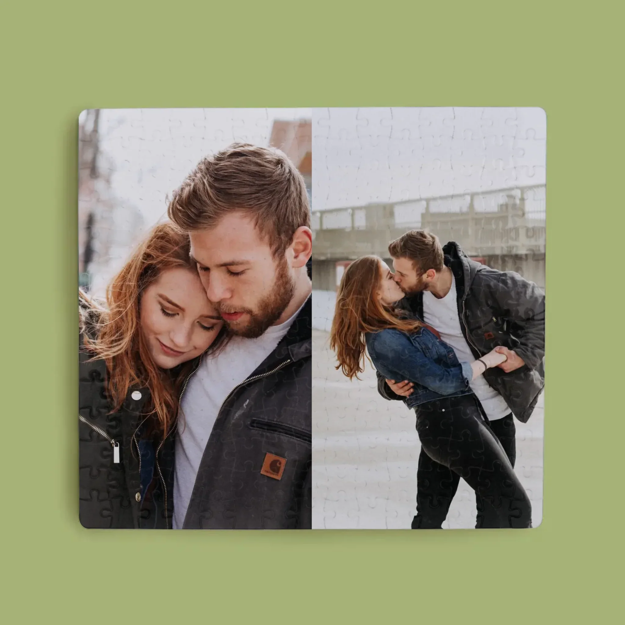 Fotokolaż: 2 Zdjęcia - Personalizowane Puzzle - Image 3