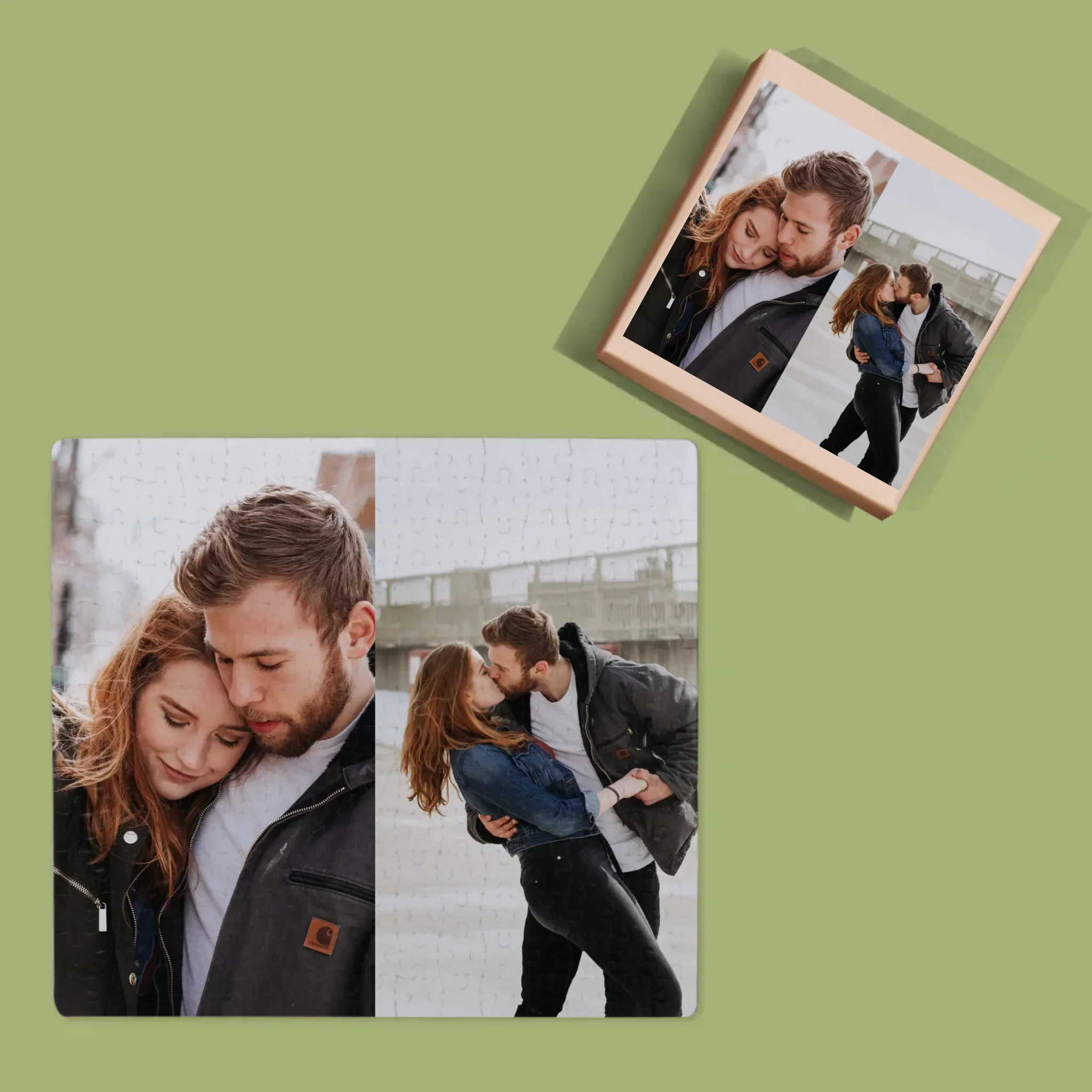 Fotokolaż: 2 Zdjęcia - Personalizowane Puzzle - Image 4