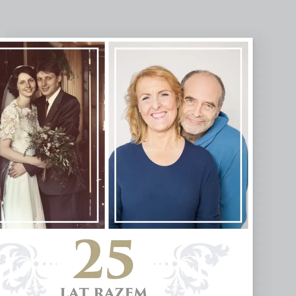 Fotokolaż: 25 Lat Razem - Wydruk Obramowany - Image 3