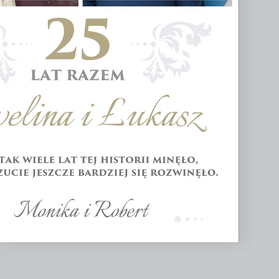Fotokolaż: 25 Lat Razem - Wydruk Obramowany - Image 4