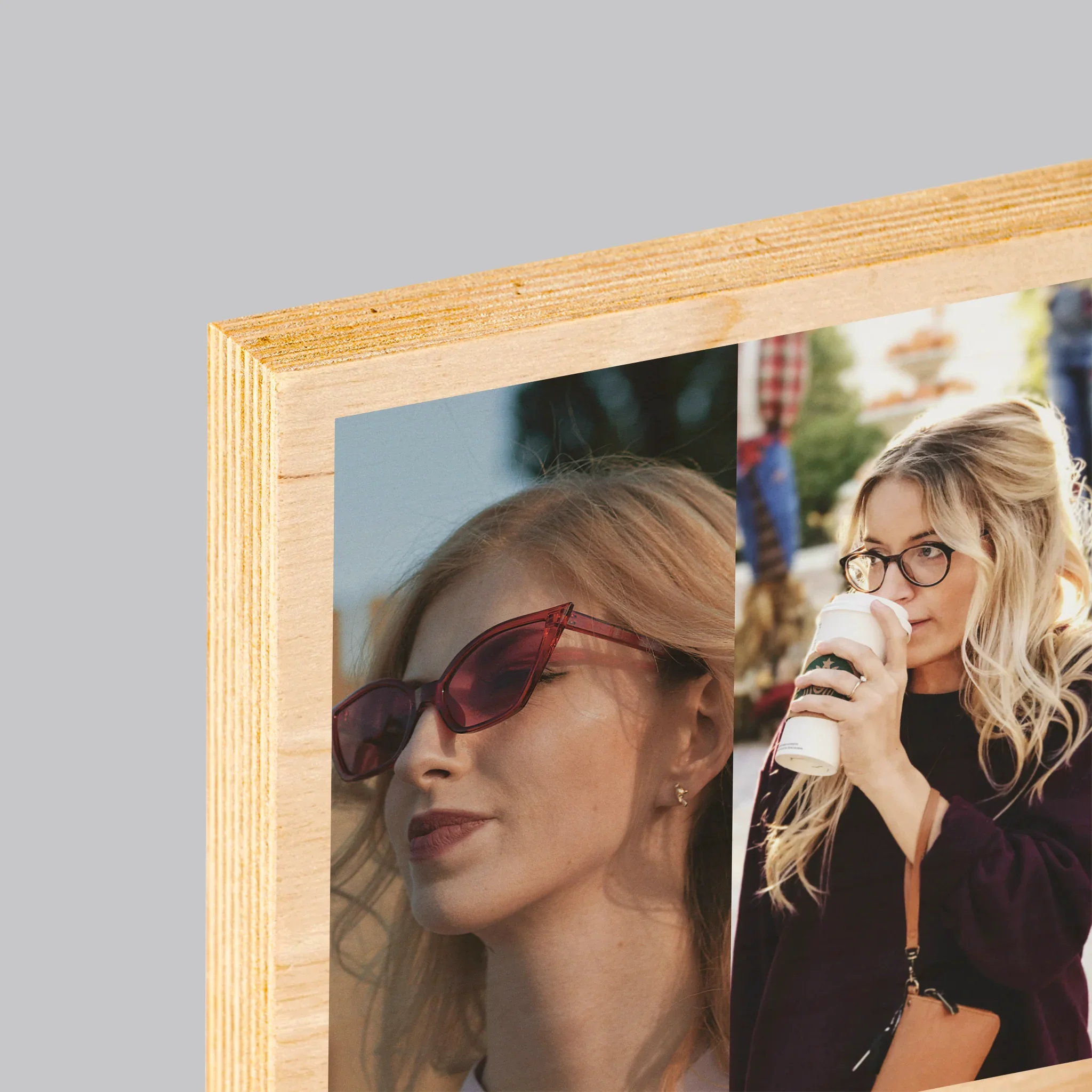 Fotokolaż: 25 Urodziny Definicja - Wydruk Na Drewnie - Image 4