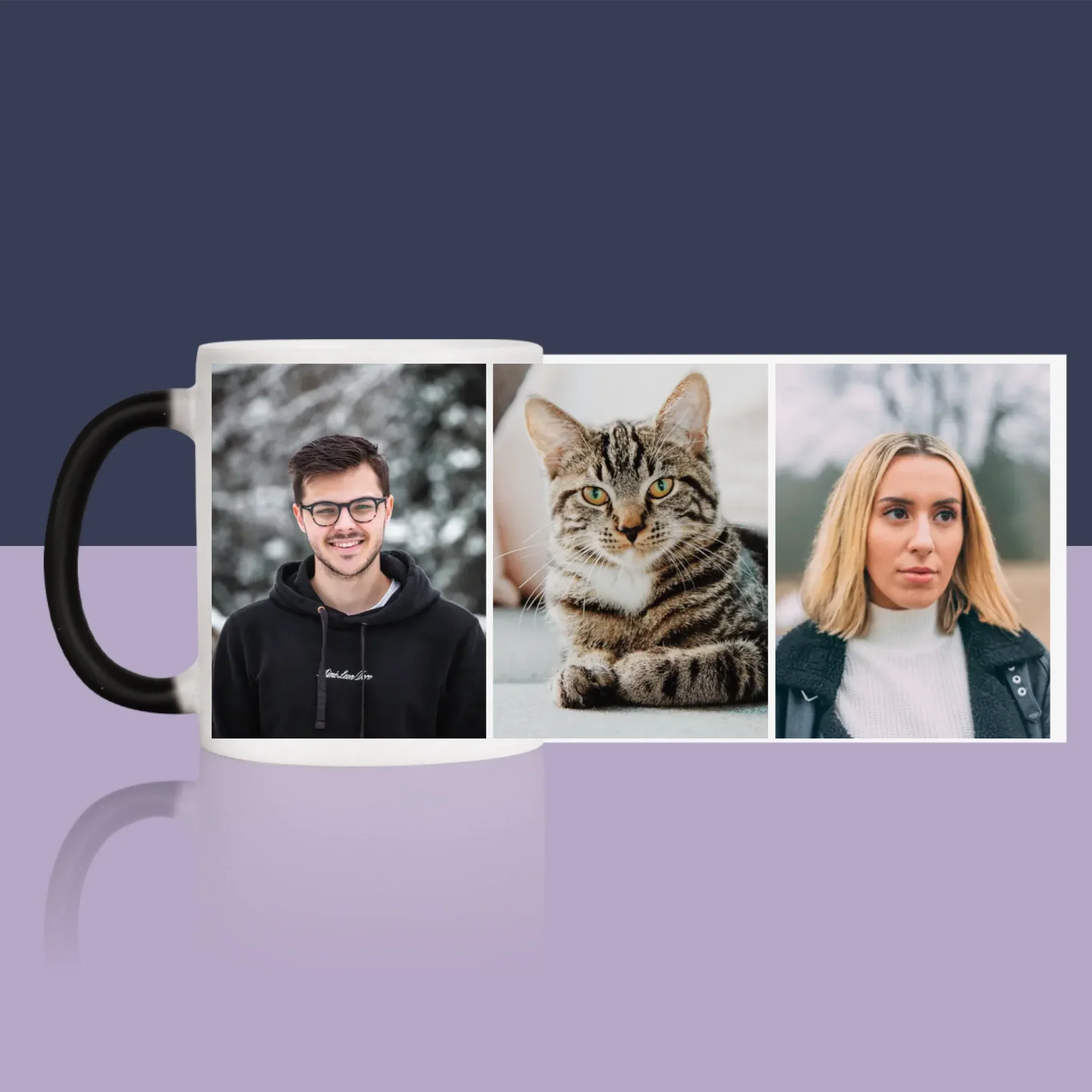 Fotokolaż: 3 Zdjęcia - Kubek z Nadrukiem - Image 14