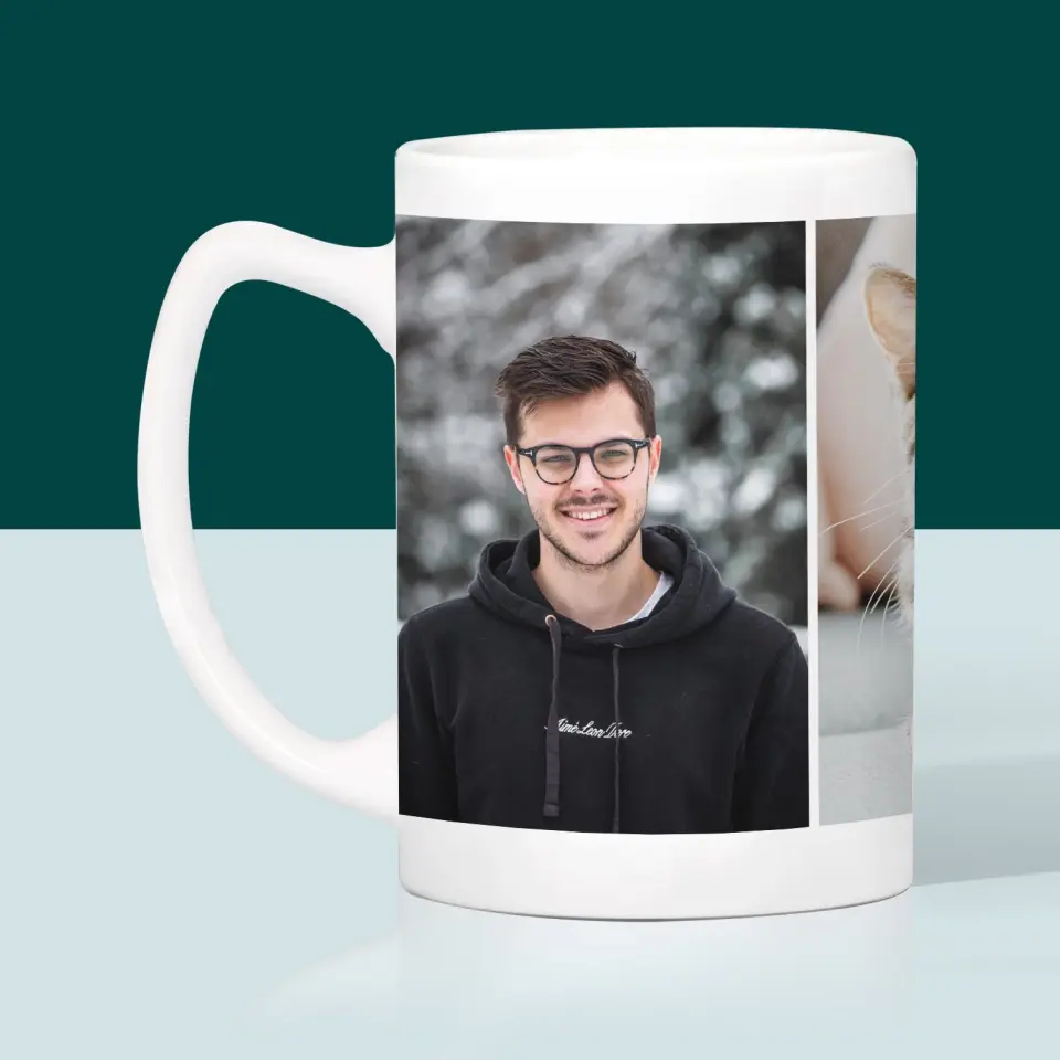 Fotokolaż: 3 Zdjęcia - Kubek z Nadrukiem - Image 3