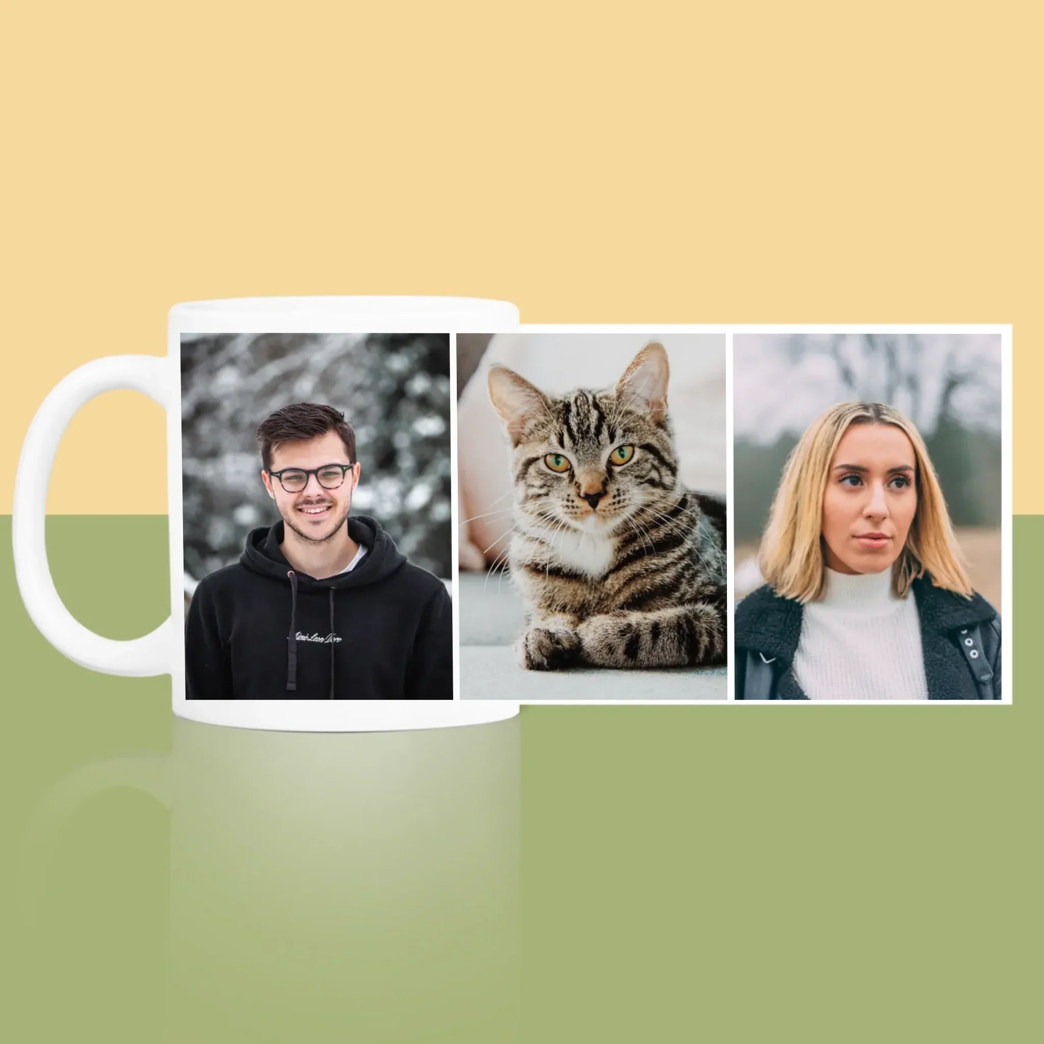 Fotokolaż: 3 Zdjęcia - Kubek z Nadrukiem - Image 4