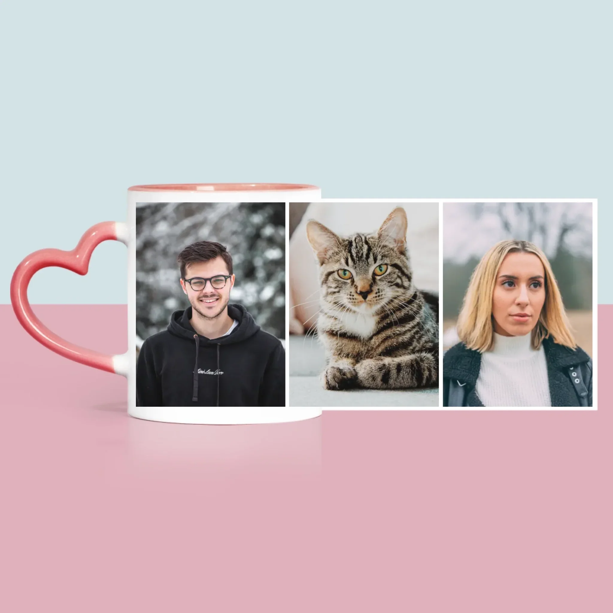 Fotokolaż: 3 Zdjęcia - Kubek z Nadrukiem - Image 6