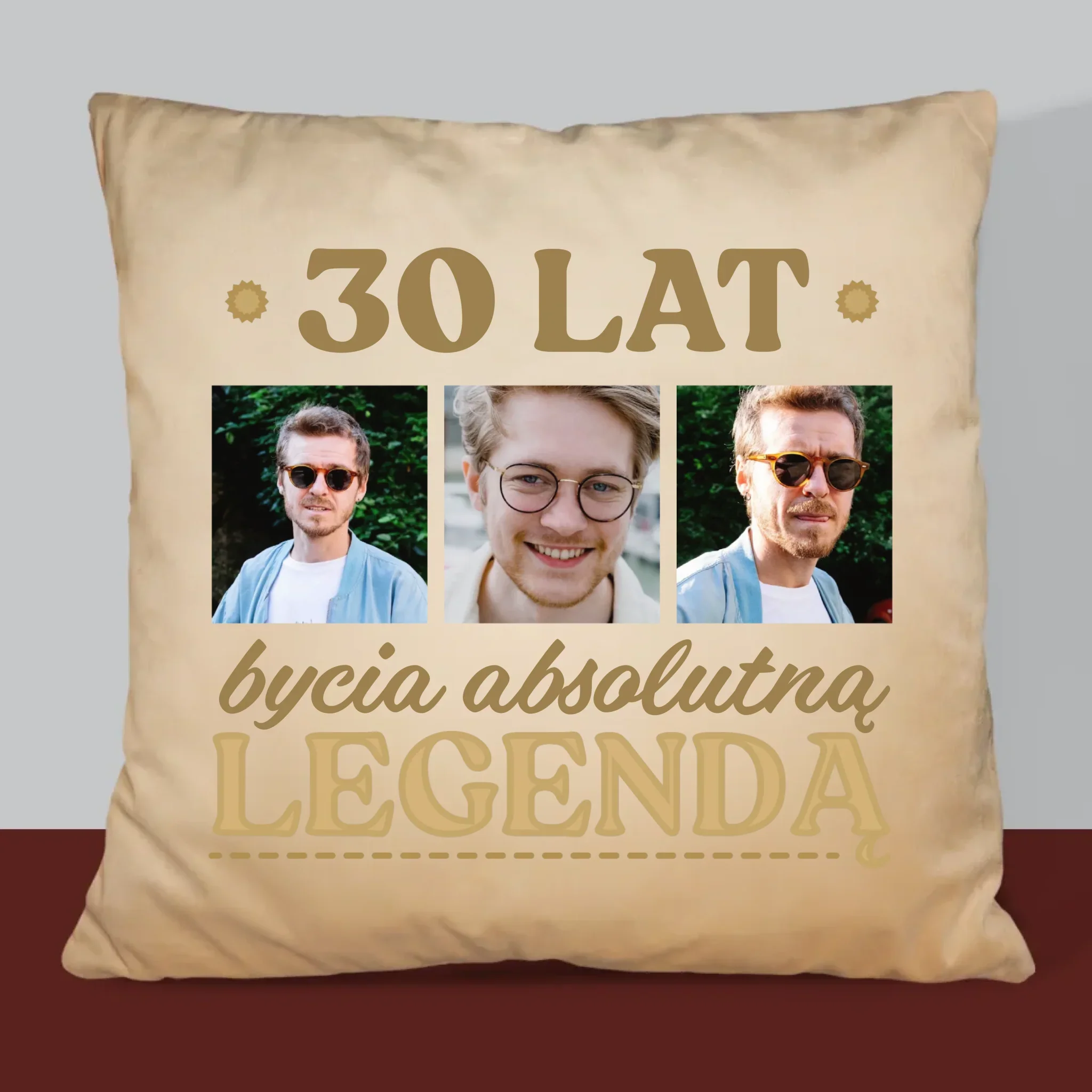 Fotokolaż: 30 Lat Bycia Legendą - Poduszka z Nadrukiem - Image 6