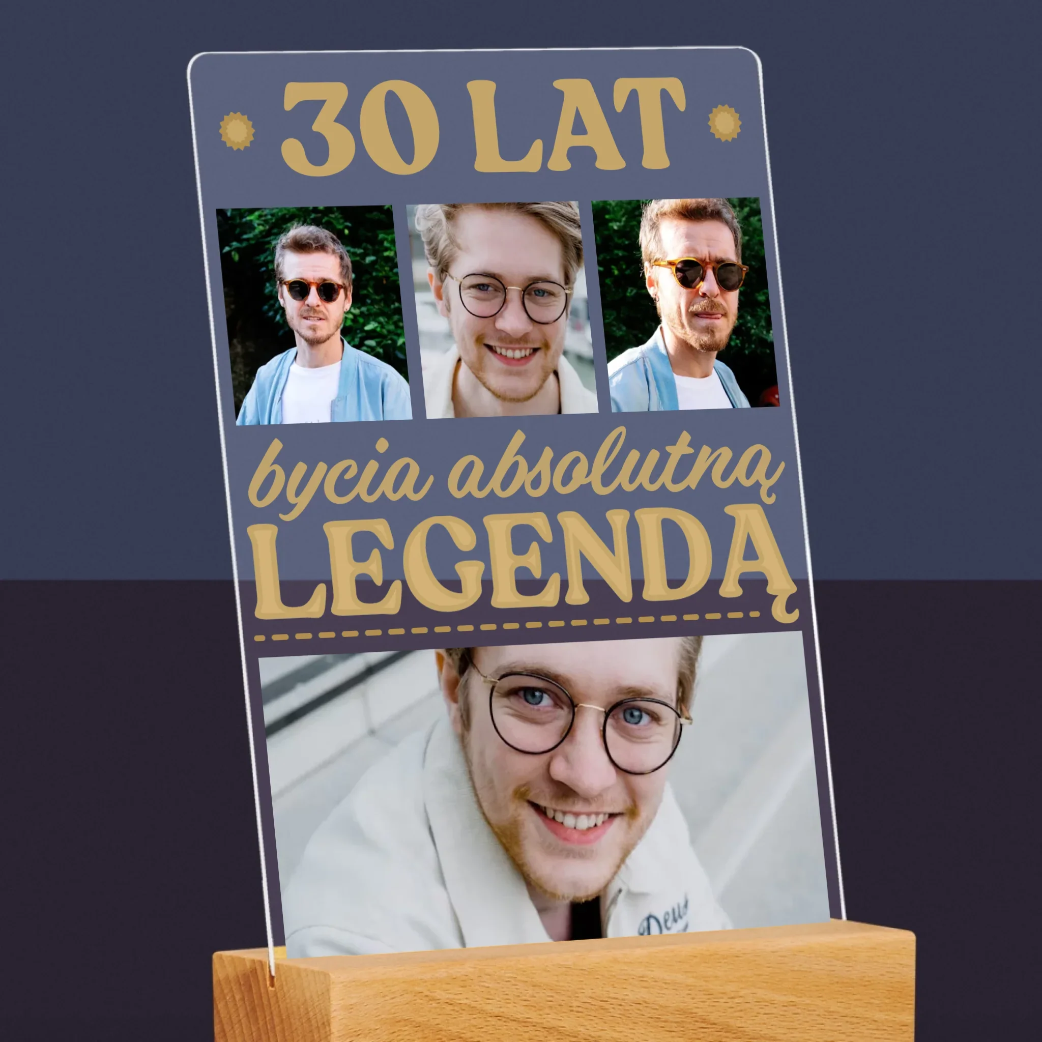 Fotokolaż: 30 Lat Bycia Legendą - Wydruk Na Szkle Akrylowym - Image 6