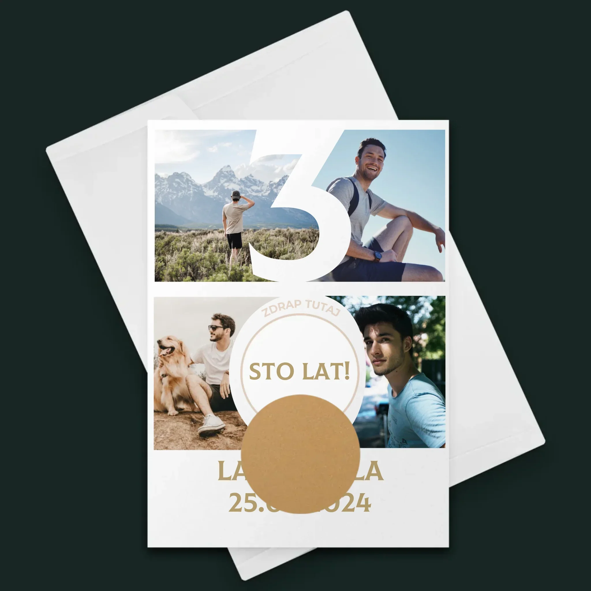 Fotokolaż: 30 Lat Cyfra Zdjęcia - Kartka z Życzeniami - Image 7