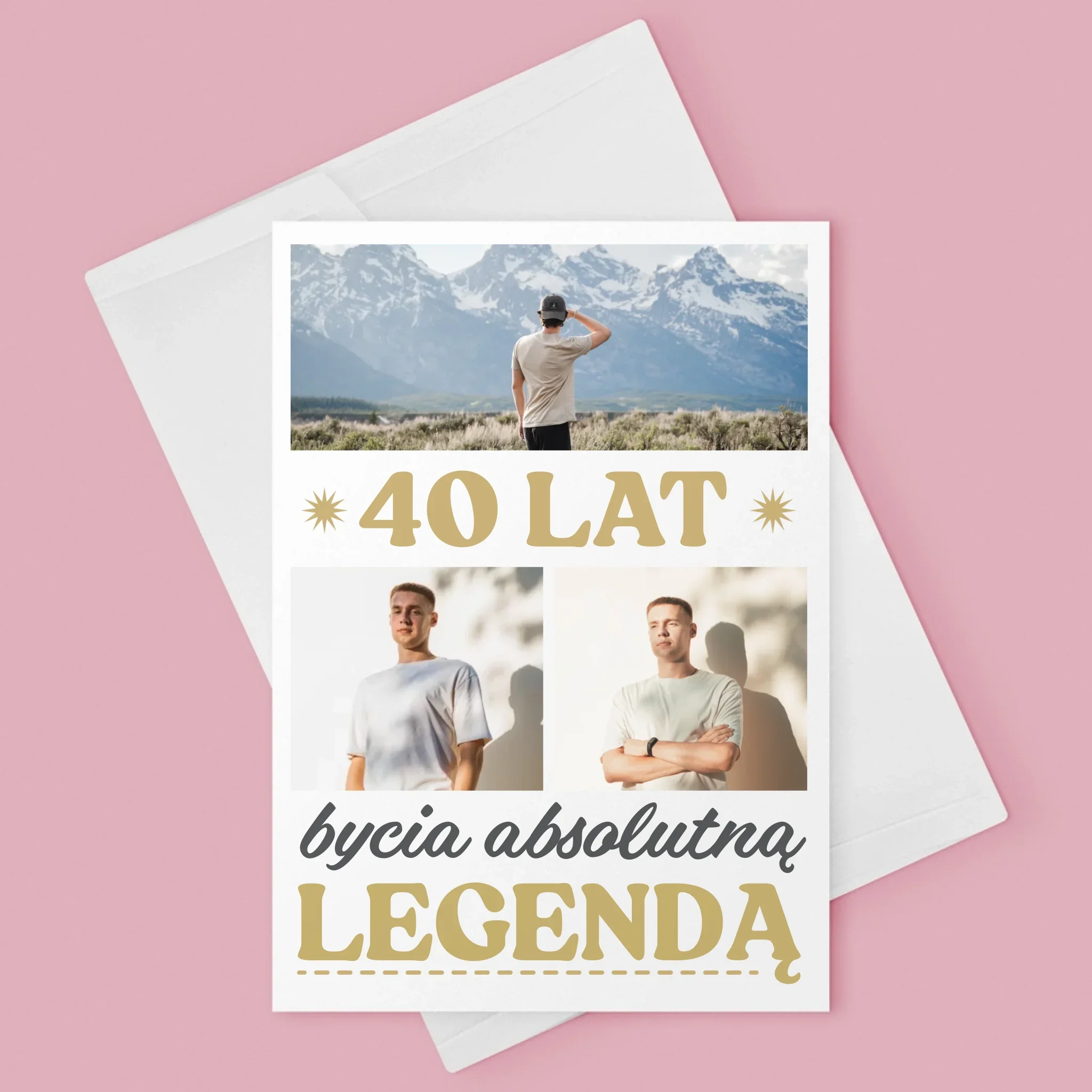 Fotokolaż: 40 Lat Bycia Legendą - Kartka Z Życzeniami - Image 3