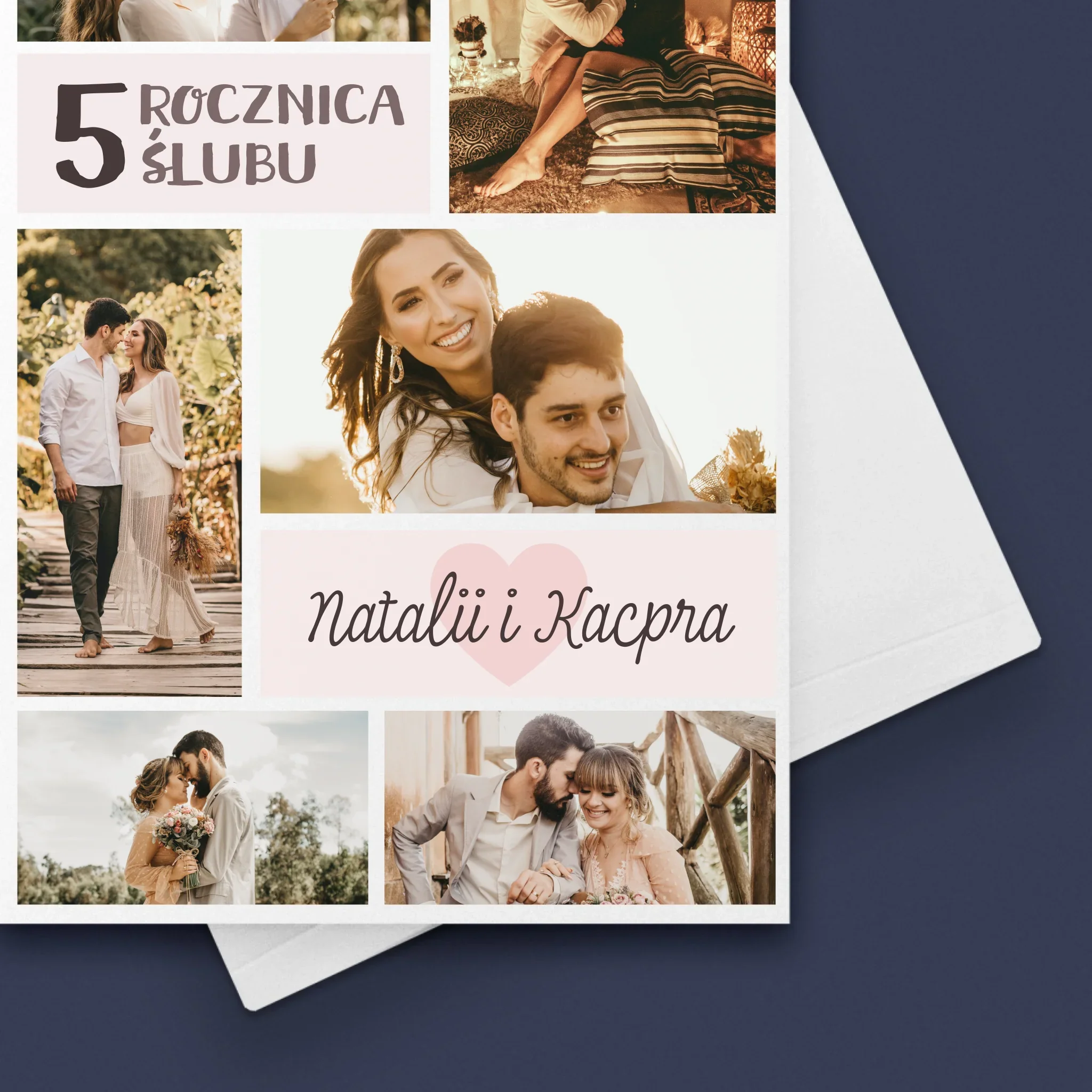 Fotokolaż: 5 Rocznica Ślubu - Kartka Z Życzeniami - Image 4