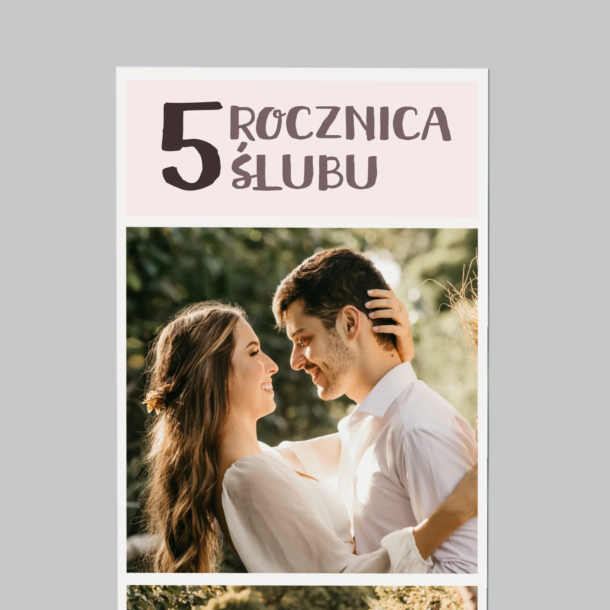 Fotokolaż: 5 Rocznica Ślubu - Magnes Na Lodówkę - Image 3