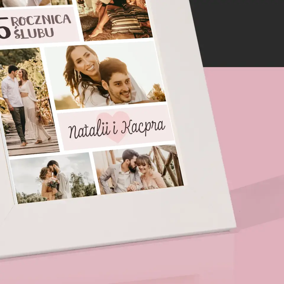 Fotokolaż: 5 Rocznica Ślubu - Ramka Na Zdjęcie - Image 4