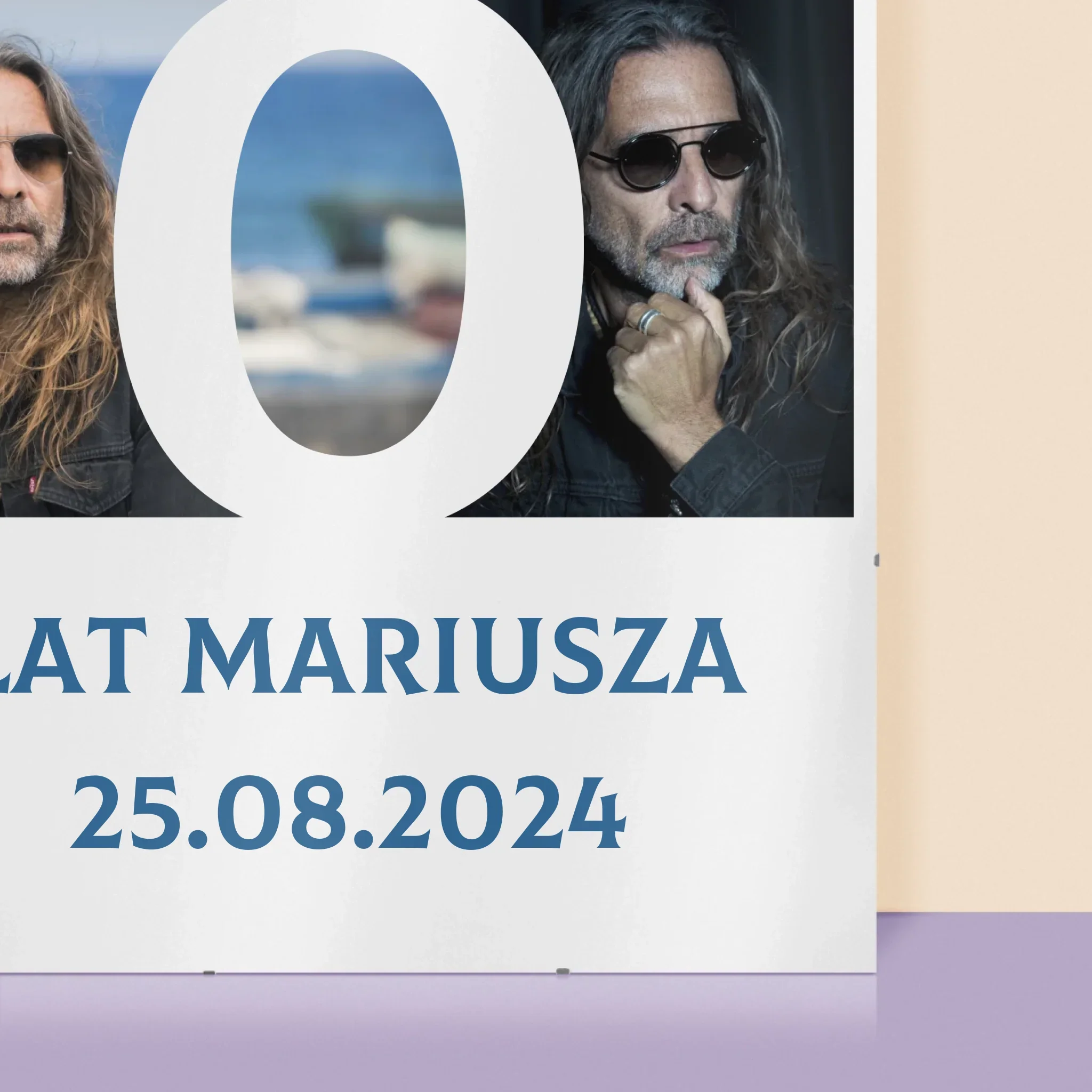 Fotokolaż: 50 Lat Cyfra Zdjęcia - Personalizowany Plakat - Image 2