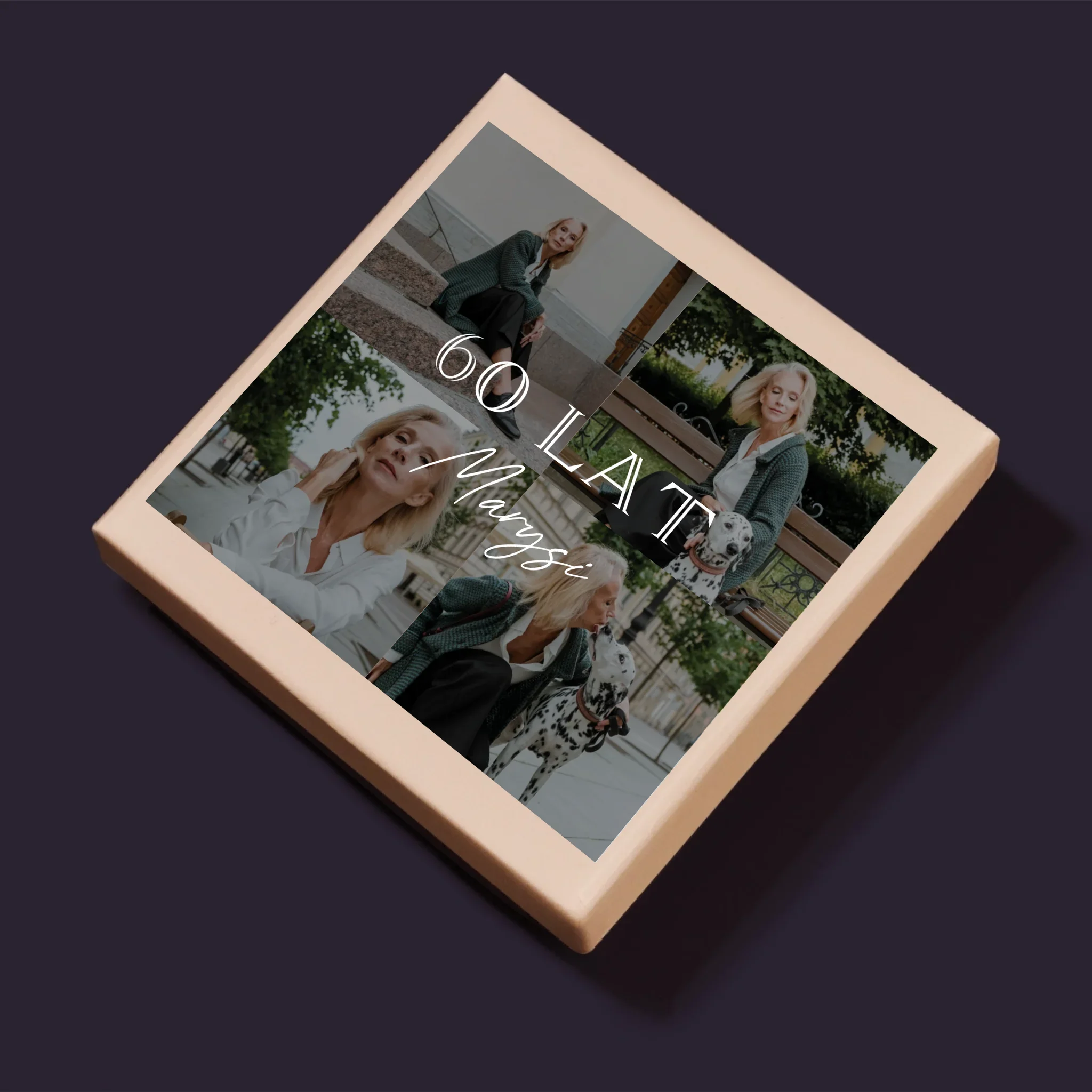 Fotokolaż: 60 Lat Klasyczny - Personalizowane Puzzle - Image 5