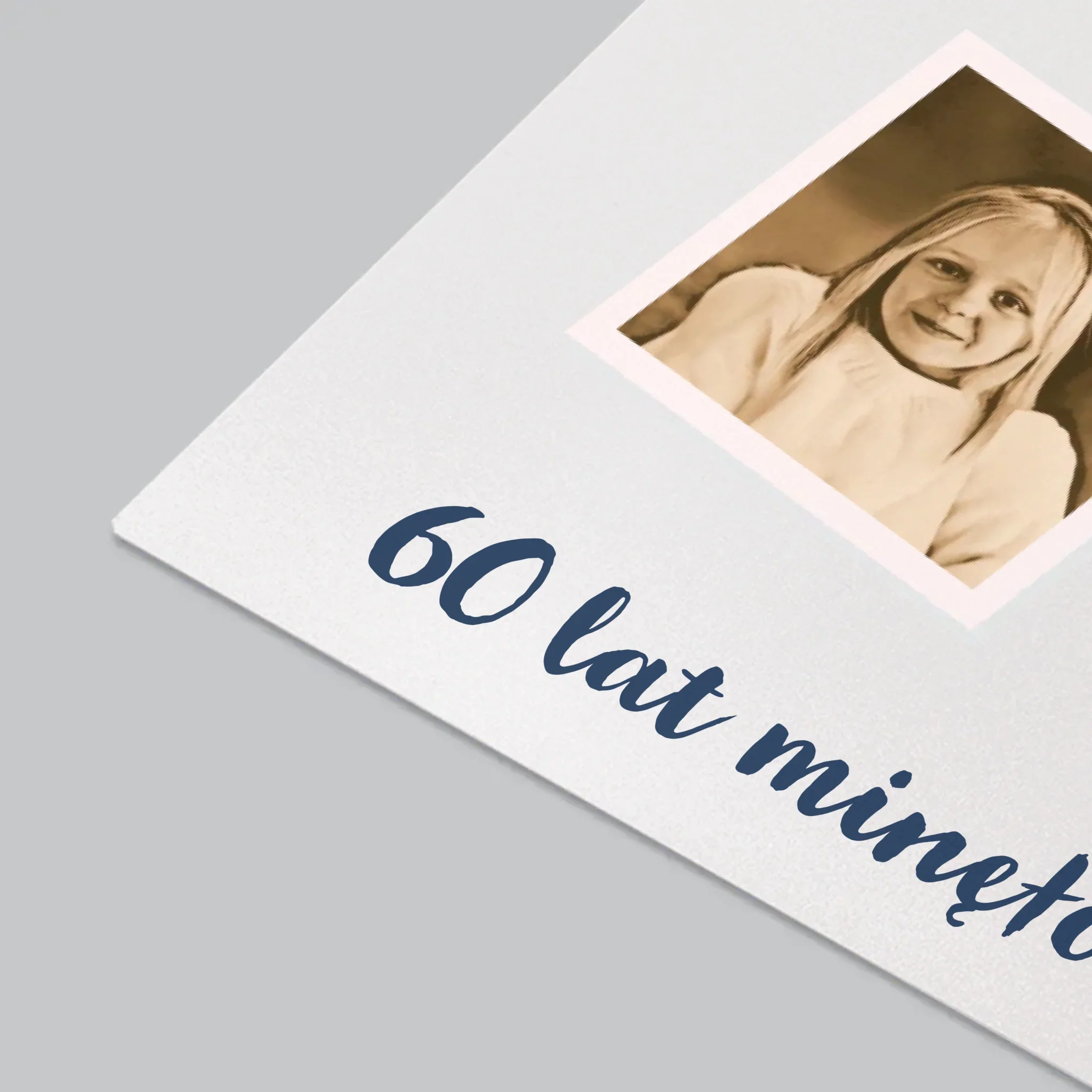 Fotokolaż: 60 Lat Minęło Jak Jeden Dzień - Podkładka Na Biurko - Image 4
