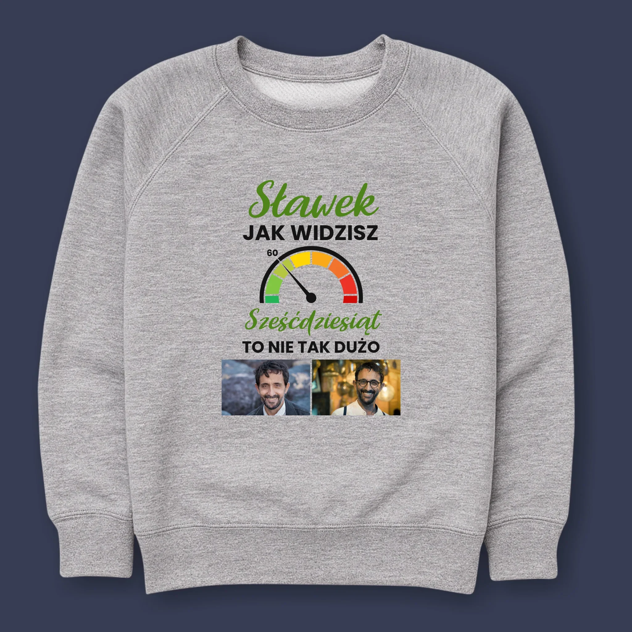 Fotokolaż: 60 Licznik - Bluza Męska z Kapturem - Image 10