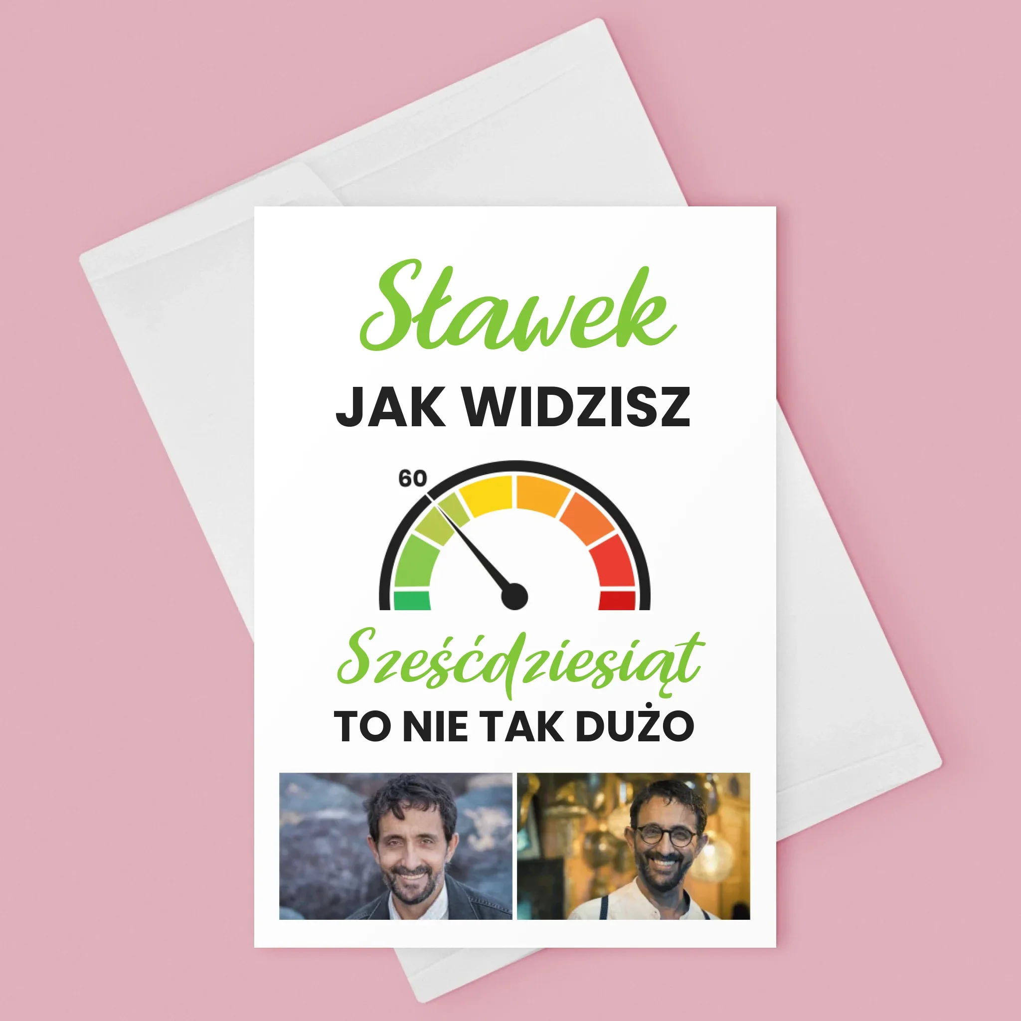 Fotokolaż: 60 Licznik - Kartka z Życzeniami - Image 3