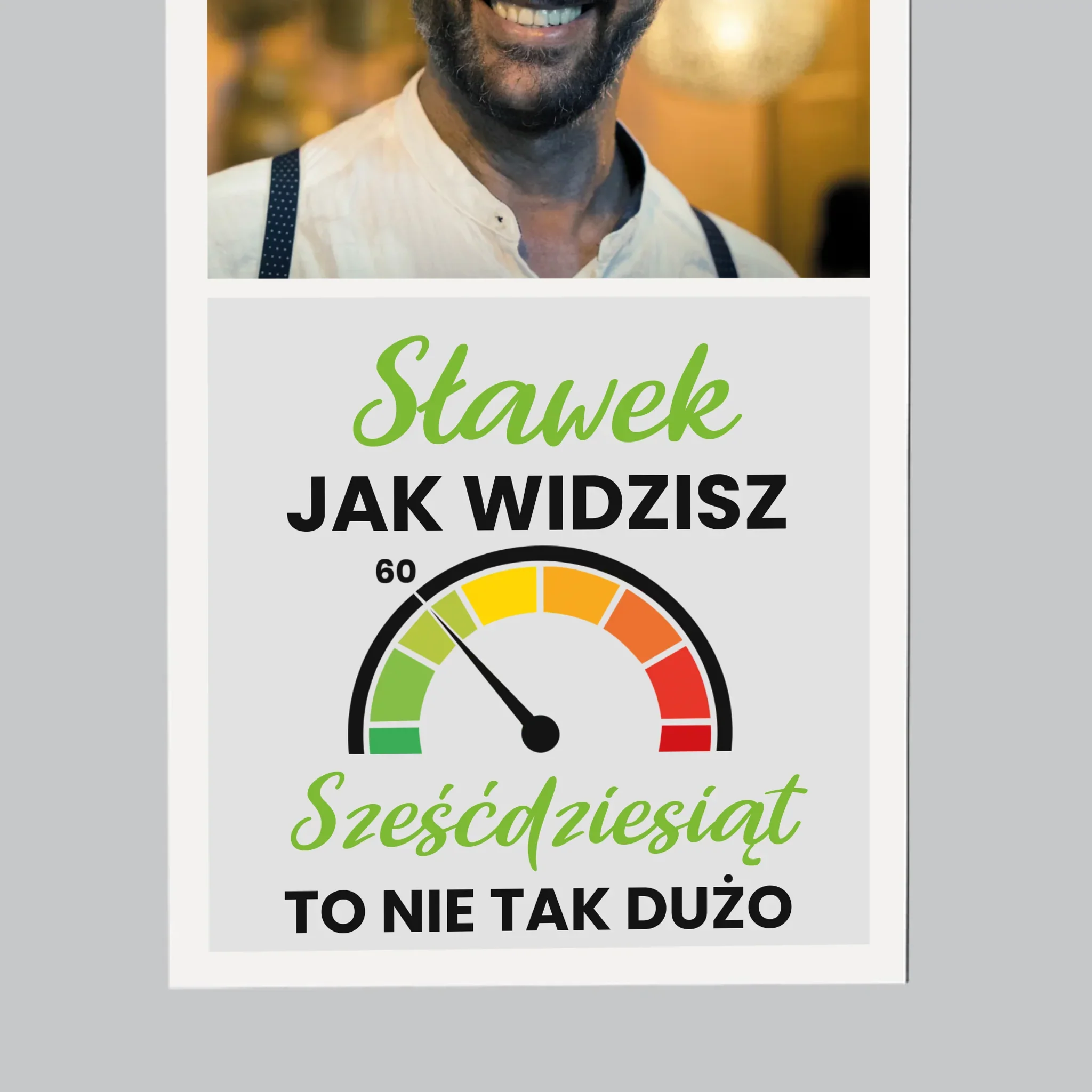 Fotokolaż: 60 Licznik - Magnes Na Lodówkę - Image 4