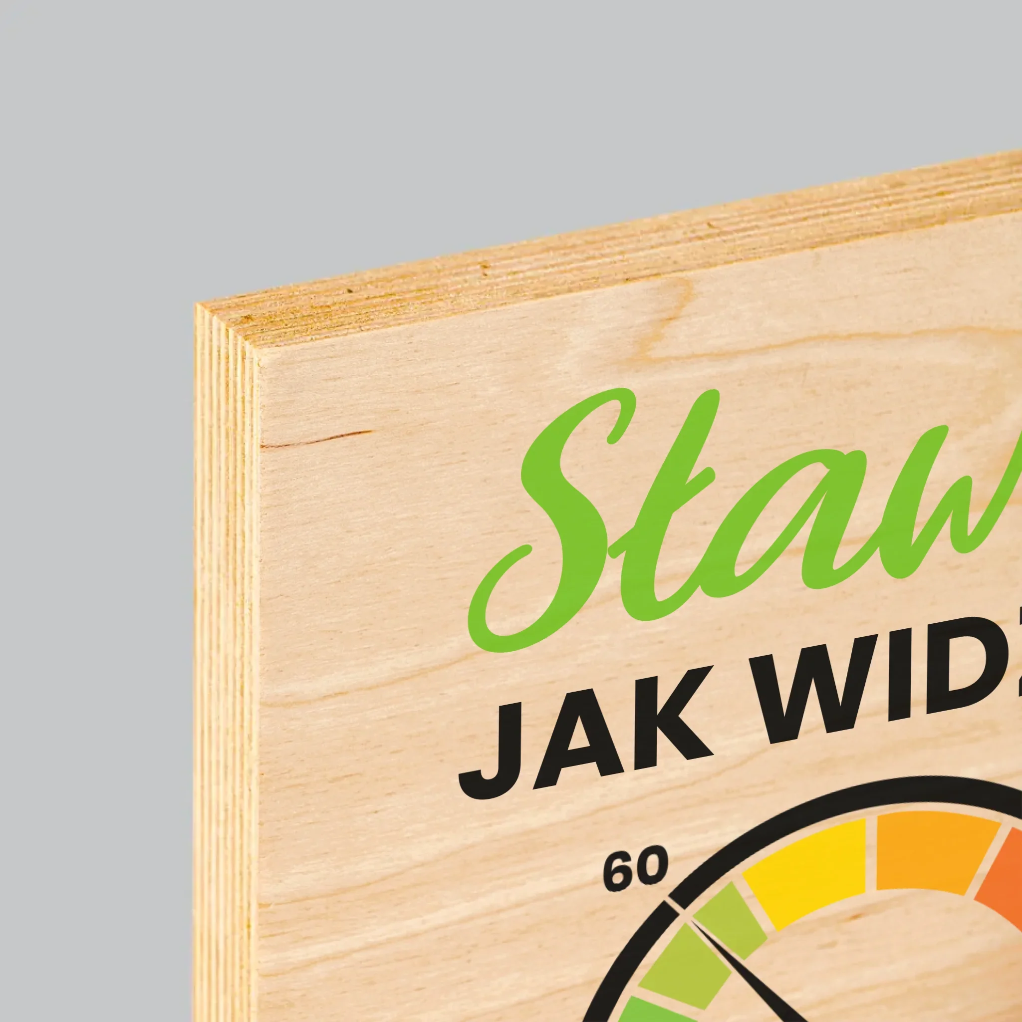 Fotokolaż: 60 Licznik - Wydruk Na Drewnie - Image 4