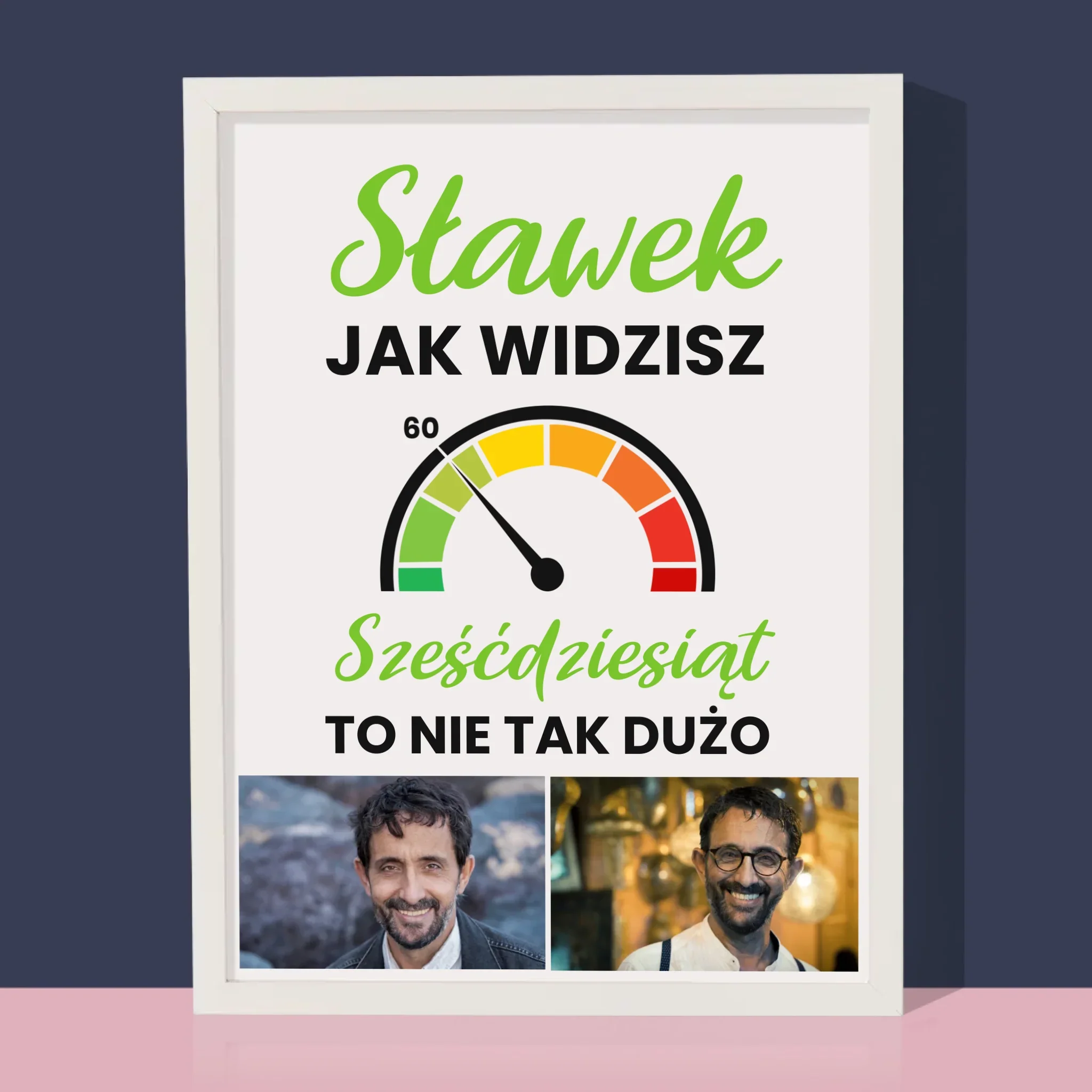 Fotokolaż: 60 Licznik - Wydruk Obramowany - Image 4