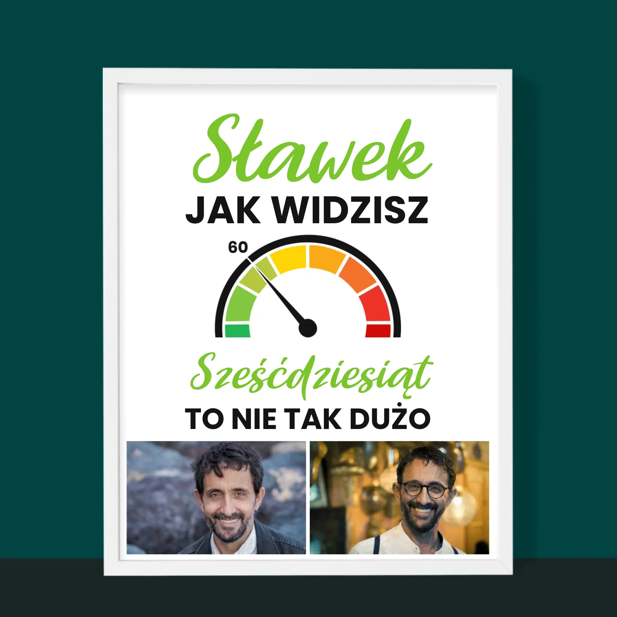 Fotokolaż: 60 Licznik - Wydruk Obramowany - Image 6