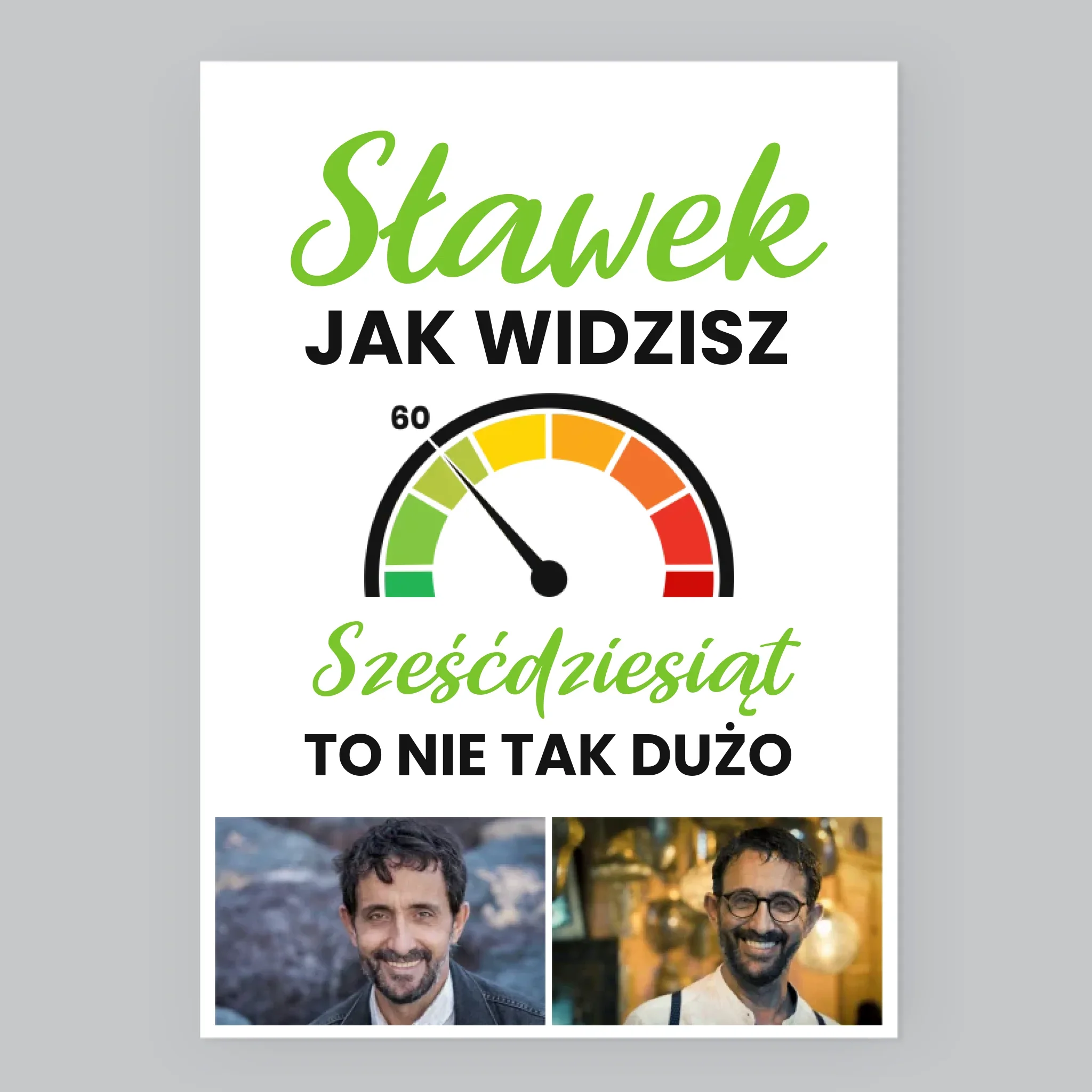 Fotokolaż: 60 Licznik - Wydruk Obramowany - Image 8