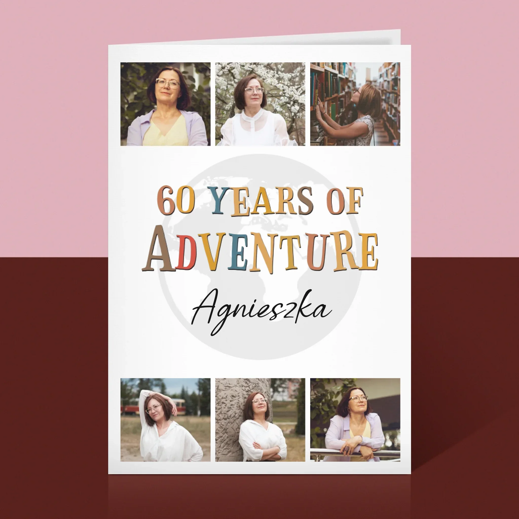 Fotokolaż: 60 Years Of Adventure - Kartka z Życzeniami