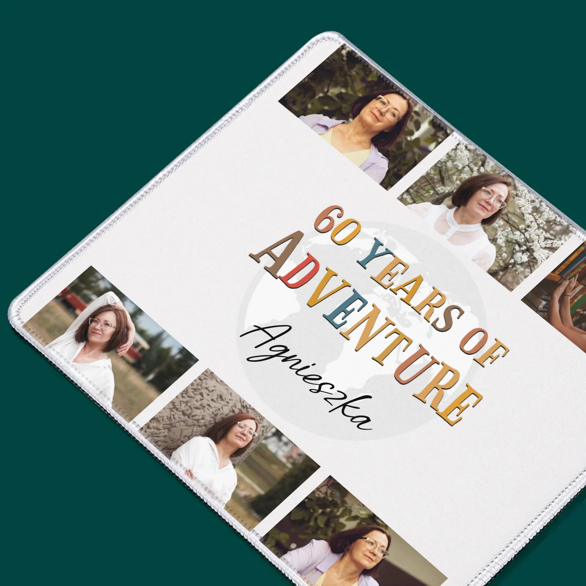 Fotokolaż: 60 Years Of Adventure - Podkładka Pod Myszkę - Image 2