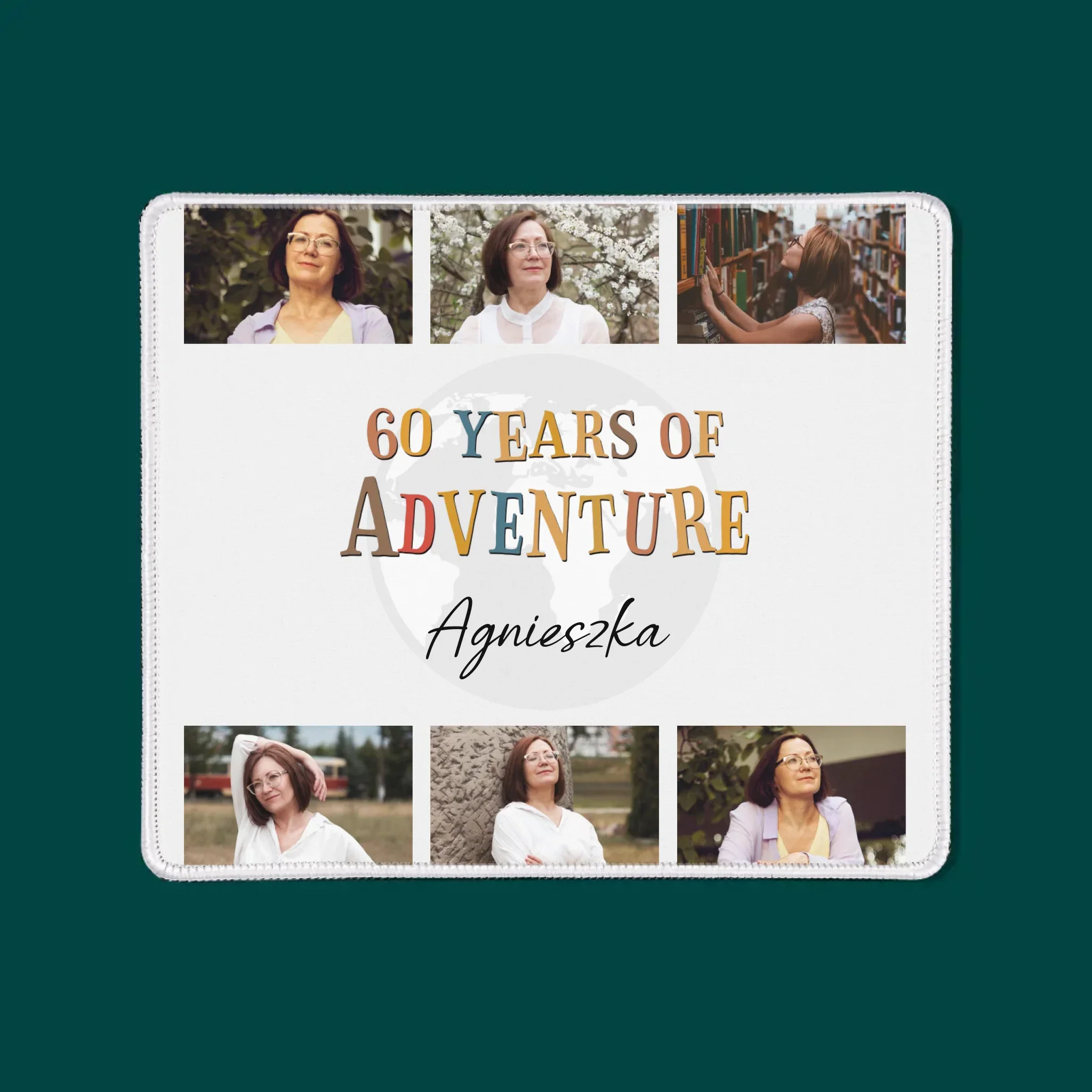 Fotokolaż: 60 Years Of Adventure - Podkładka Pod Myszkę - Image 3