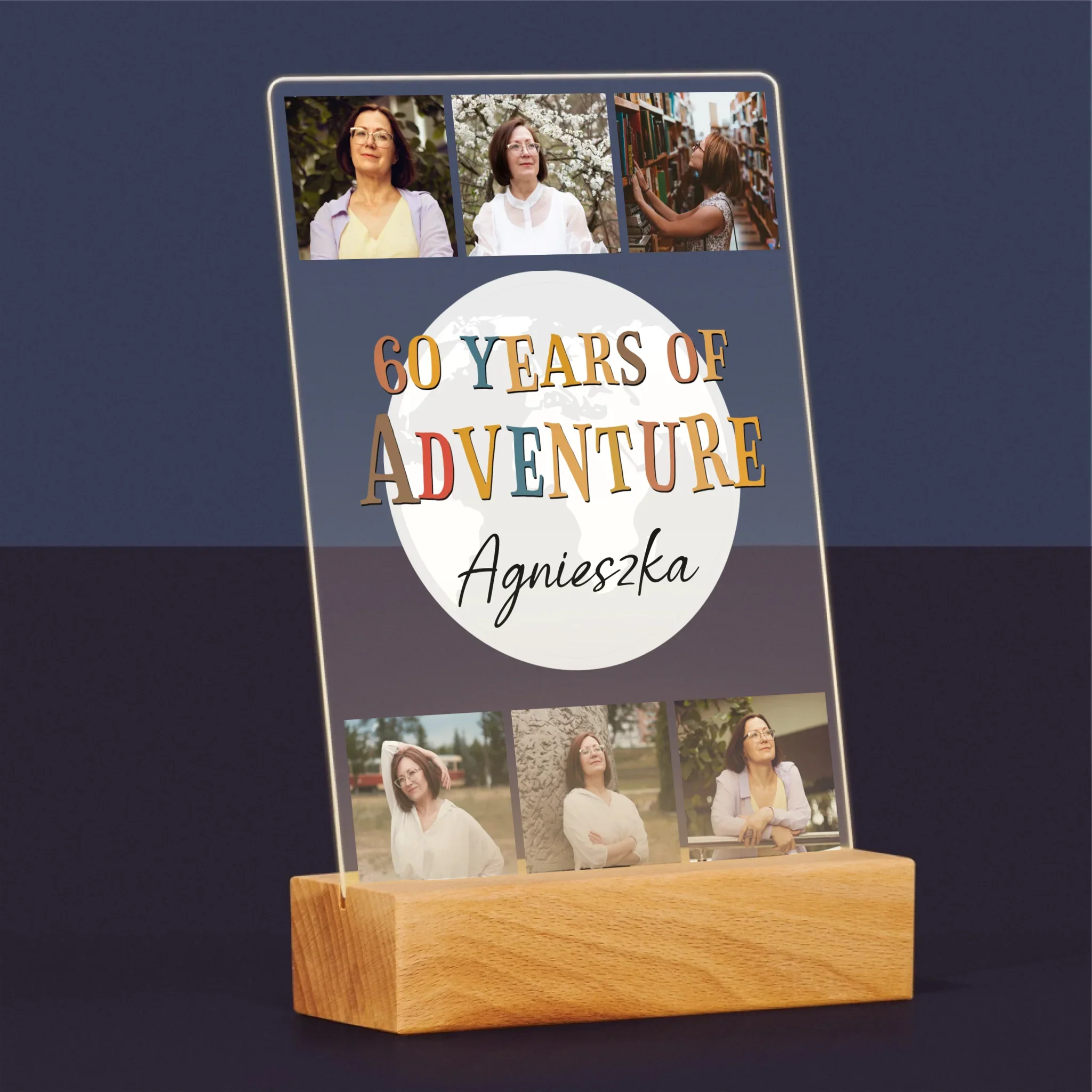 Fotokolaż: 60 Years Of Adventure - Wydruk Na Szkle Akrylowym - Image 5