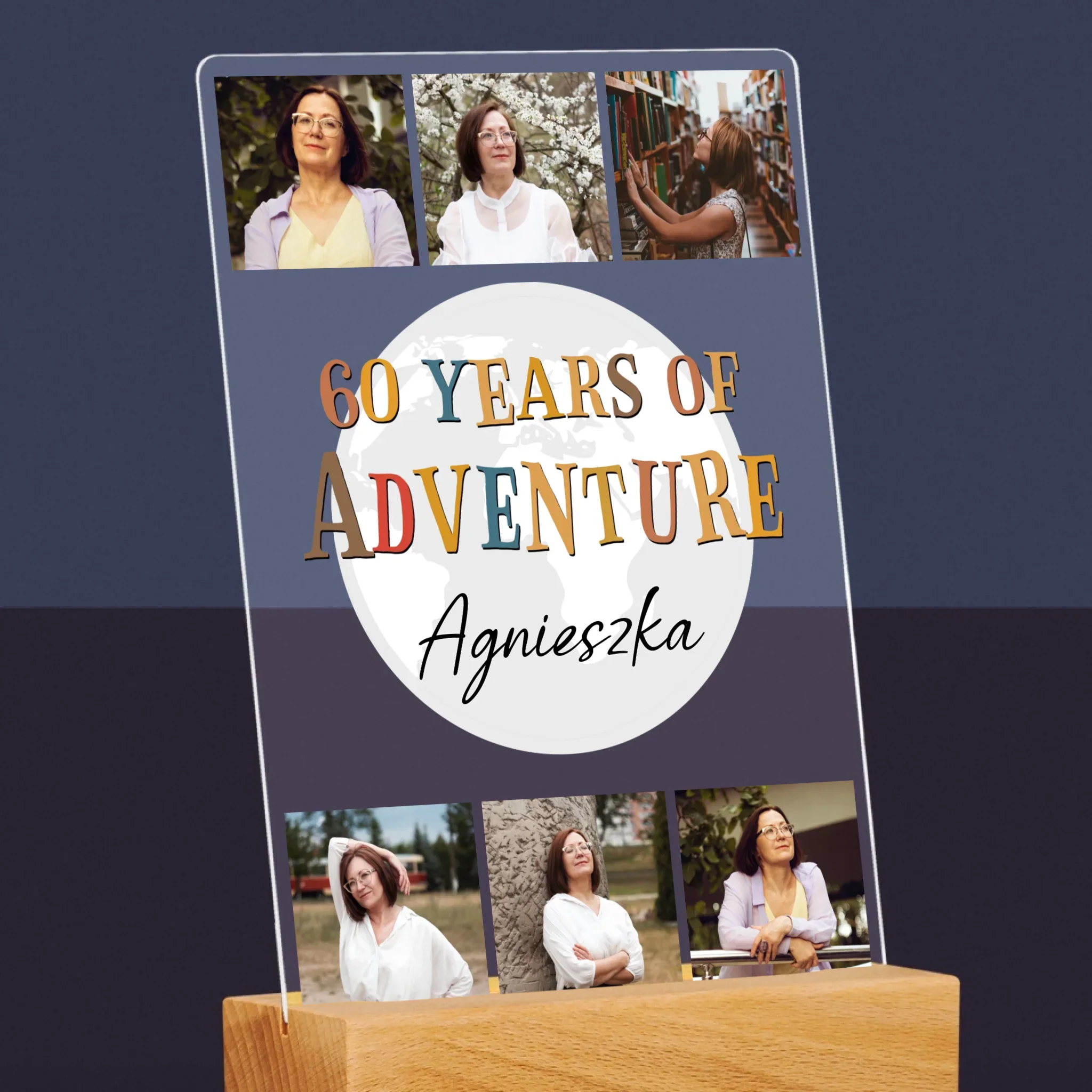 Fotokolaż: 60 Years Of Adventure - Wydruk Na Szkle Akrylowym - Image 6