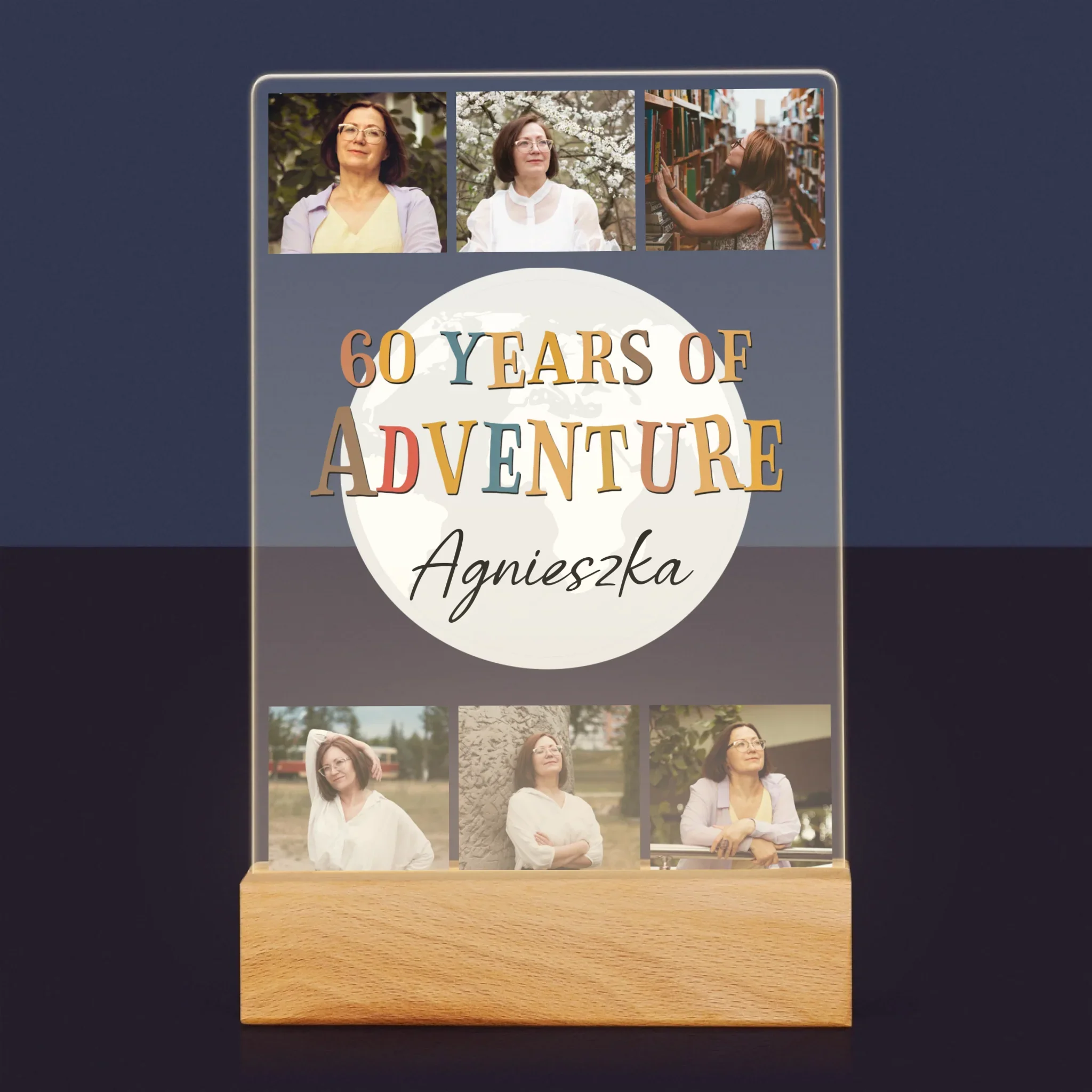 Fotokolaż: 60 Years Of Adventure - Wydruk Na Szkle Akrylowym - Image 7