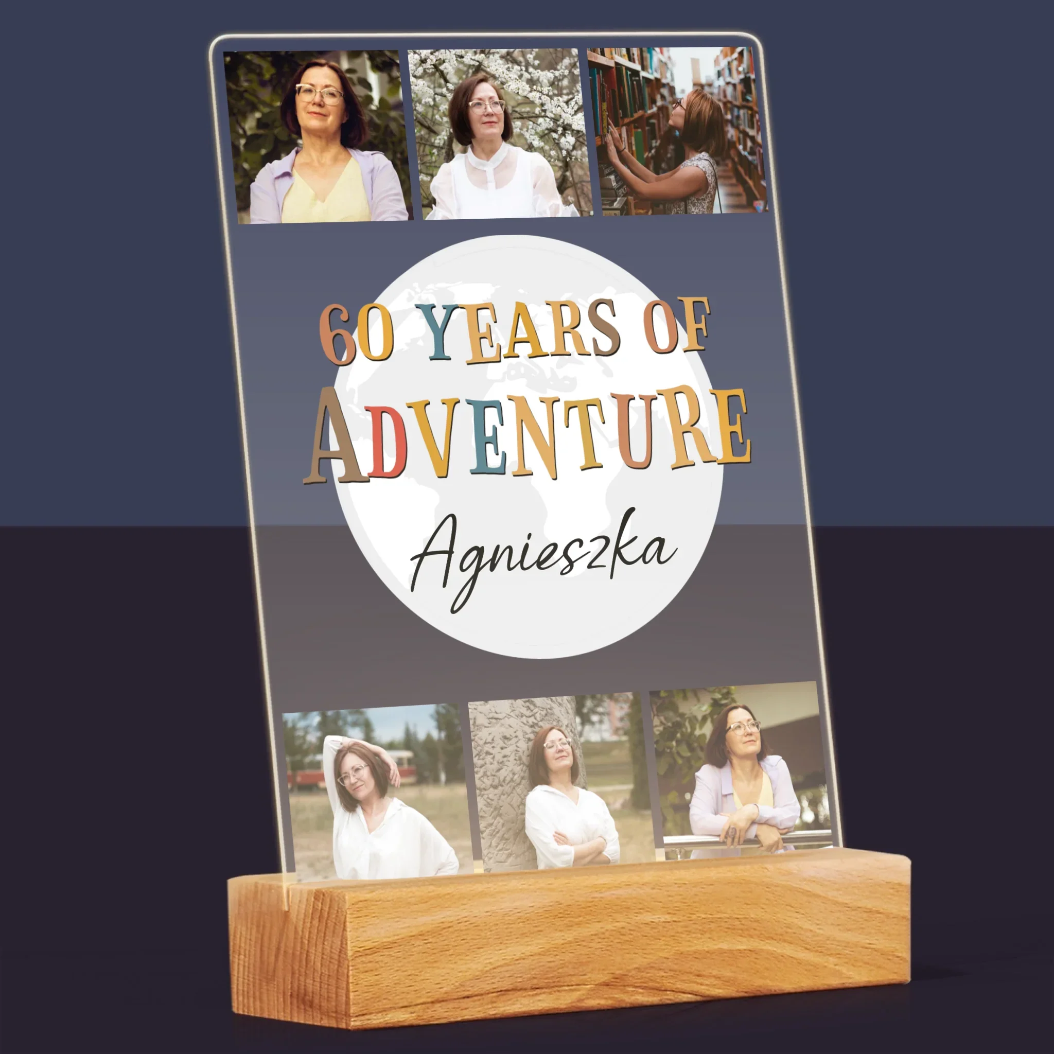 Fotokolaż: 60 Years Of Adventure - Wydruk Na Szkle Akrylowym - Image 8
