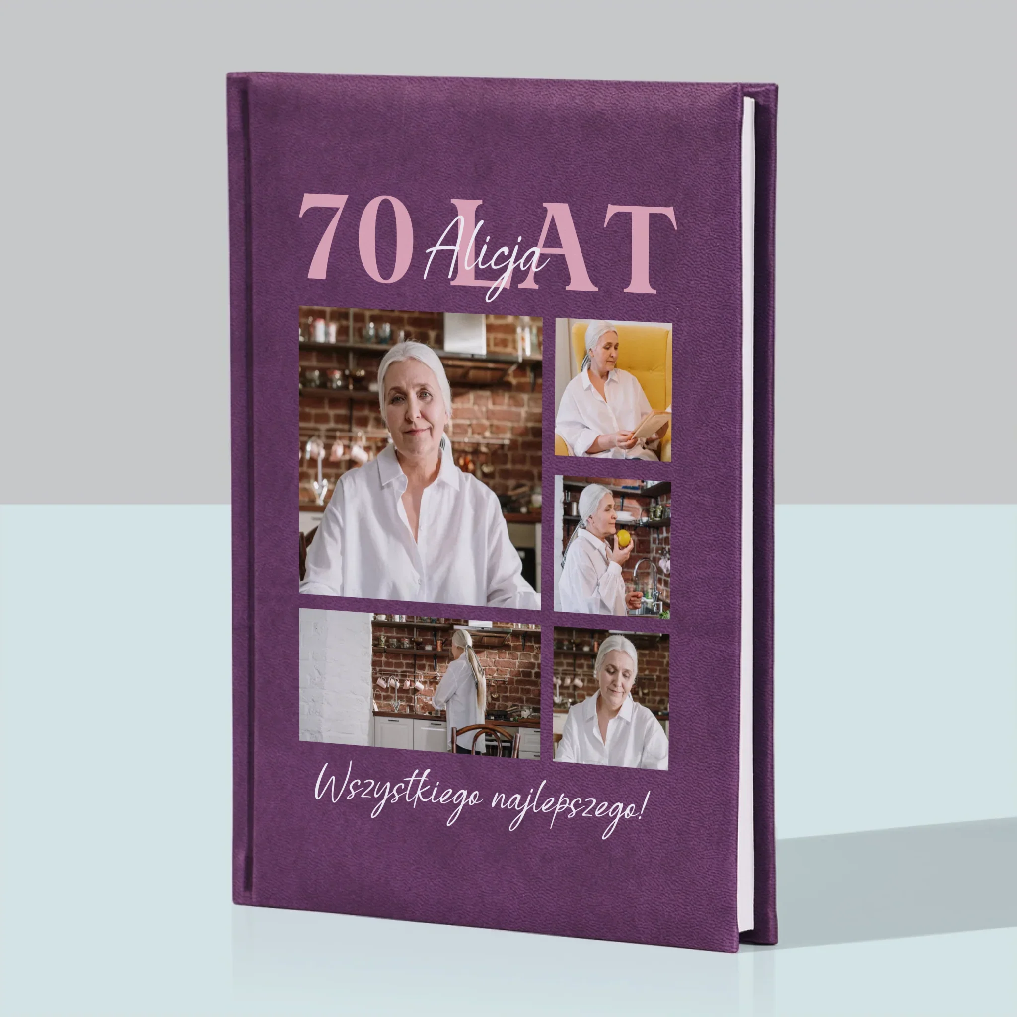 Fotokolaż: 70 Lat Wszystkiego Najlepszego - Notes Książkowy - Image 5