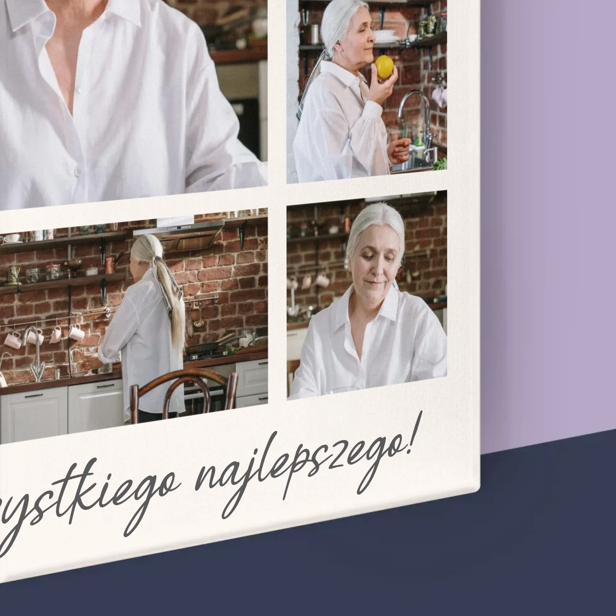 Fotokolaż: 70 Lat Wszystkiego Najlepszego - Wydruk Obramowany - Image 17