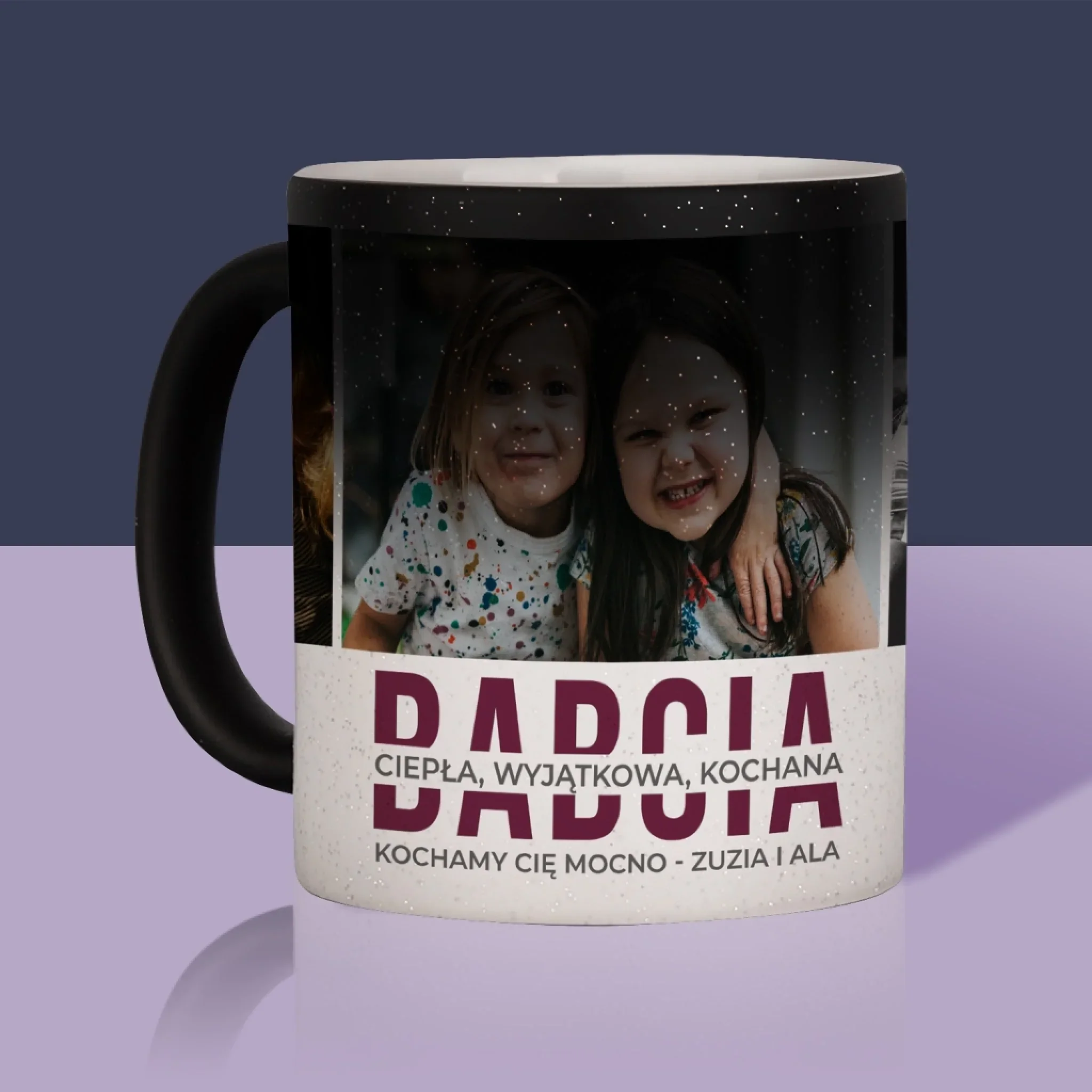 Fotokolaż: Babcia Cechy Charakteru - Kubek z Nadrukiem - Image 11