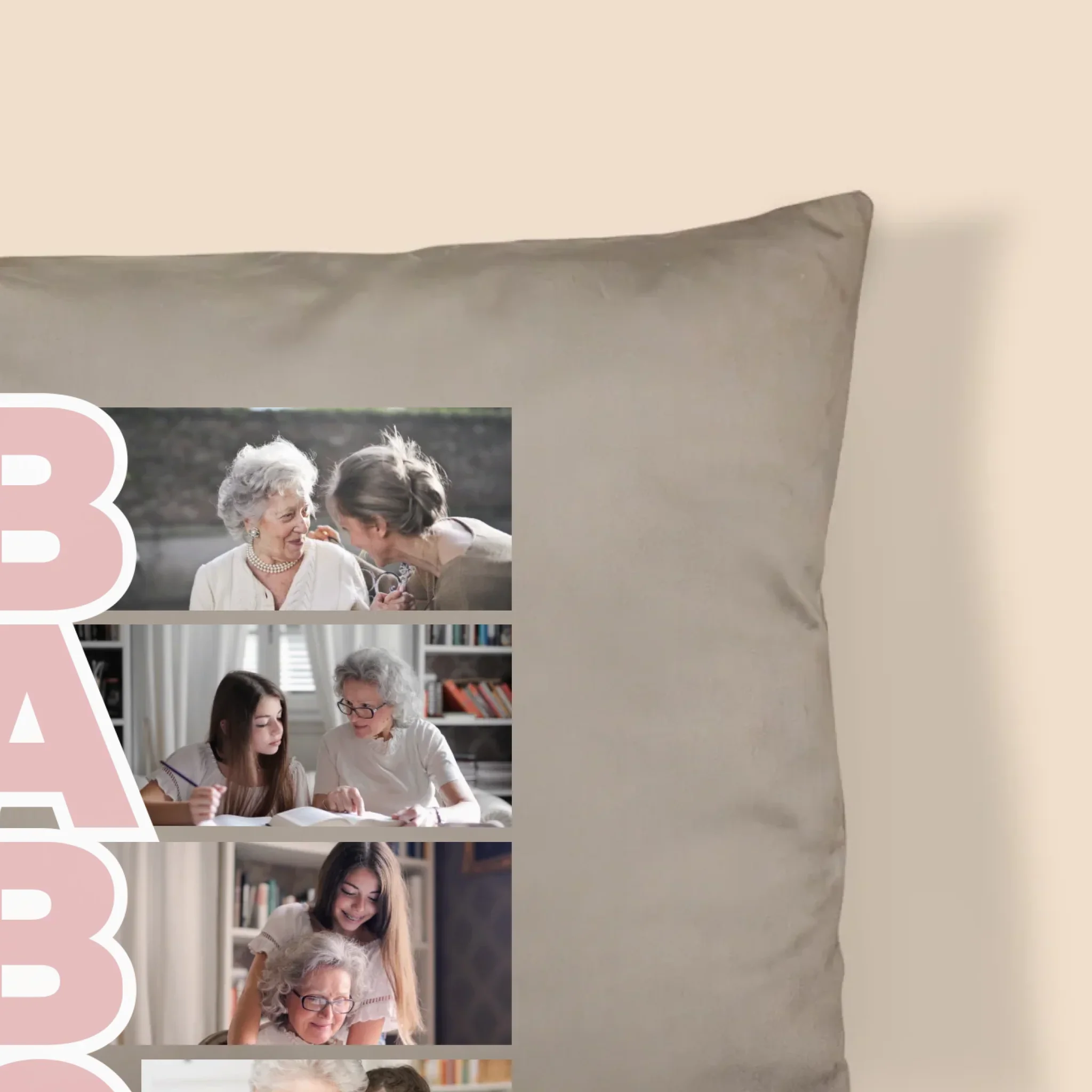 Fotokolaż: Babcia - Poduszka - Image 2